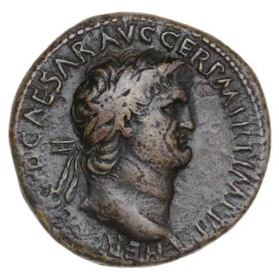 Roman Empire, Nero, 54–68 AD, Sestertius, Rome, 65 AD, C 276. RIC ...