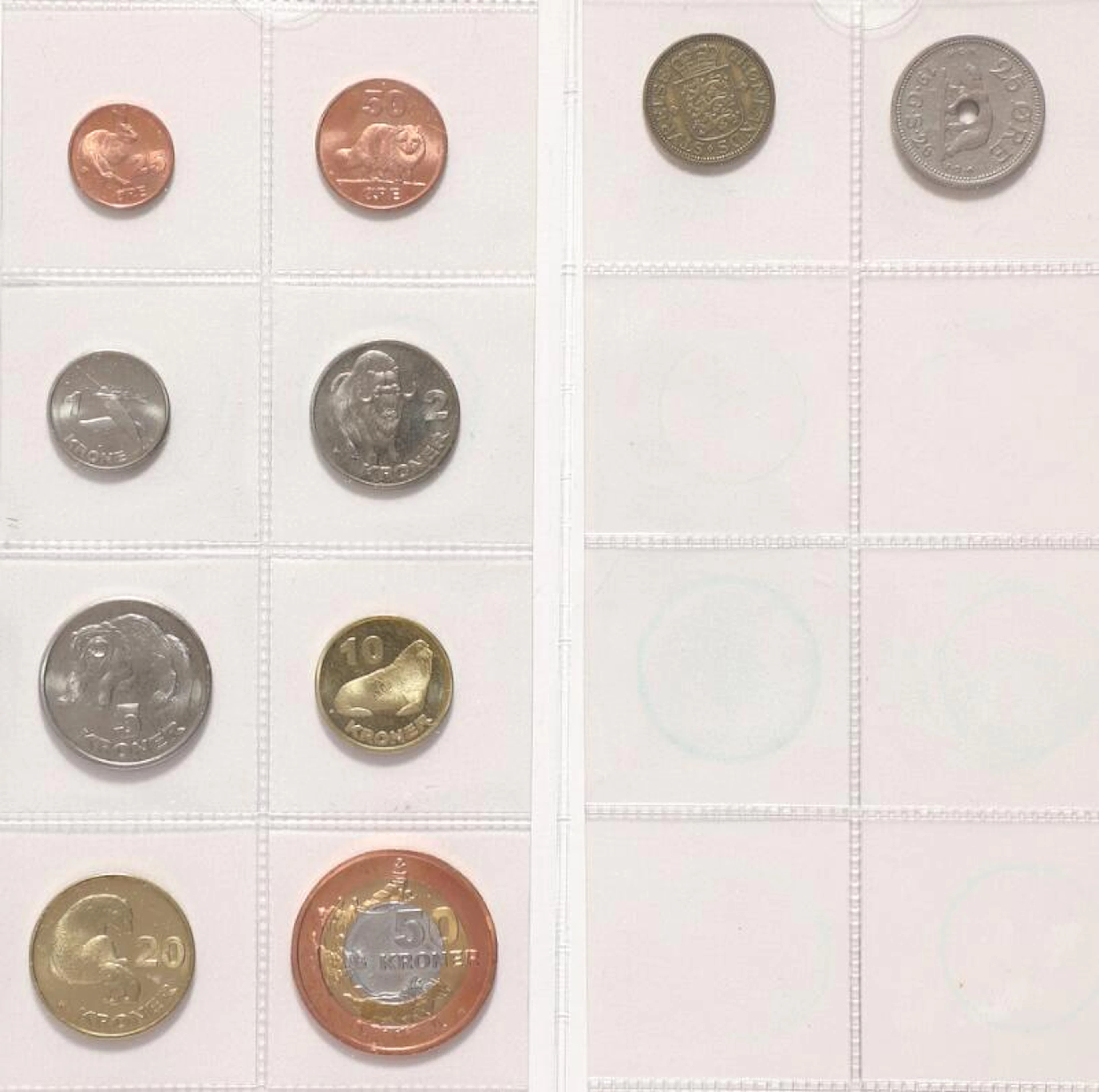 Album with coins from Estonia