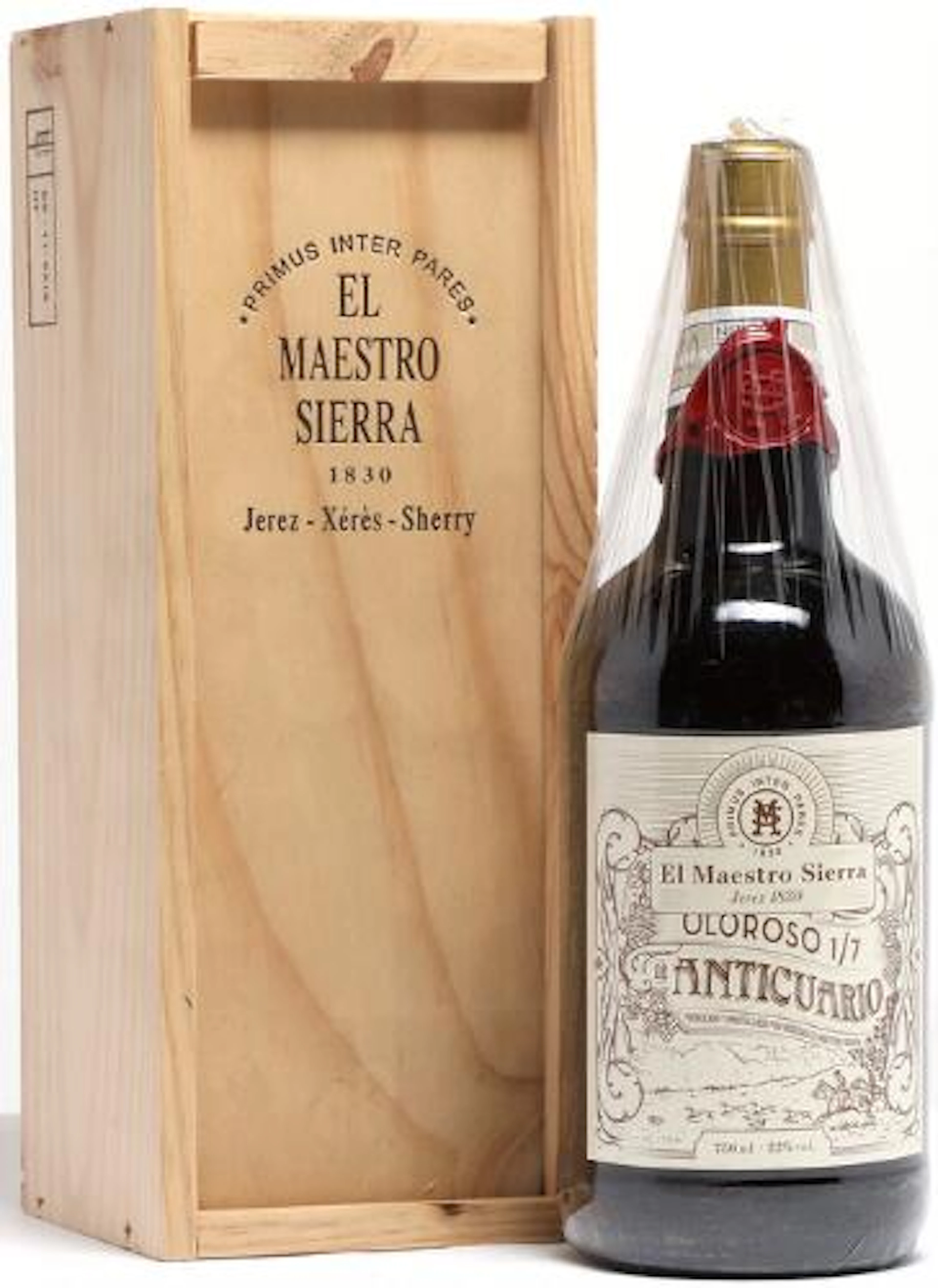 1 bt. Vinos Viejos, Amontillado 1830, El Maestro Sierra A (hf/in). Owc.