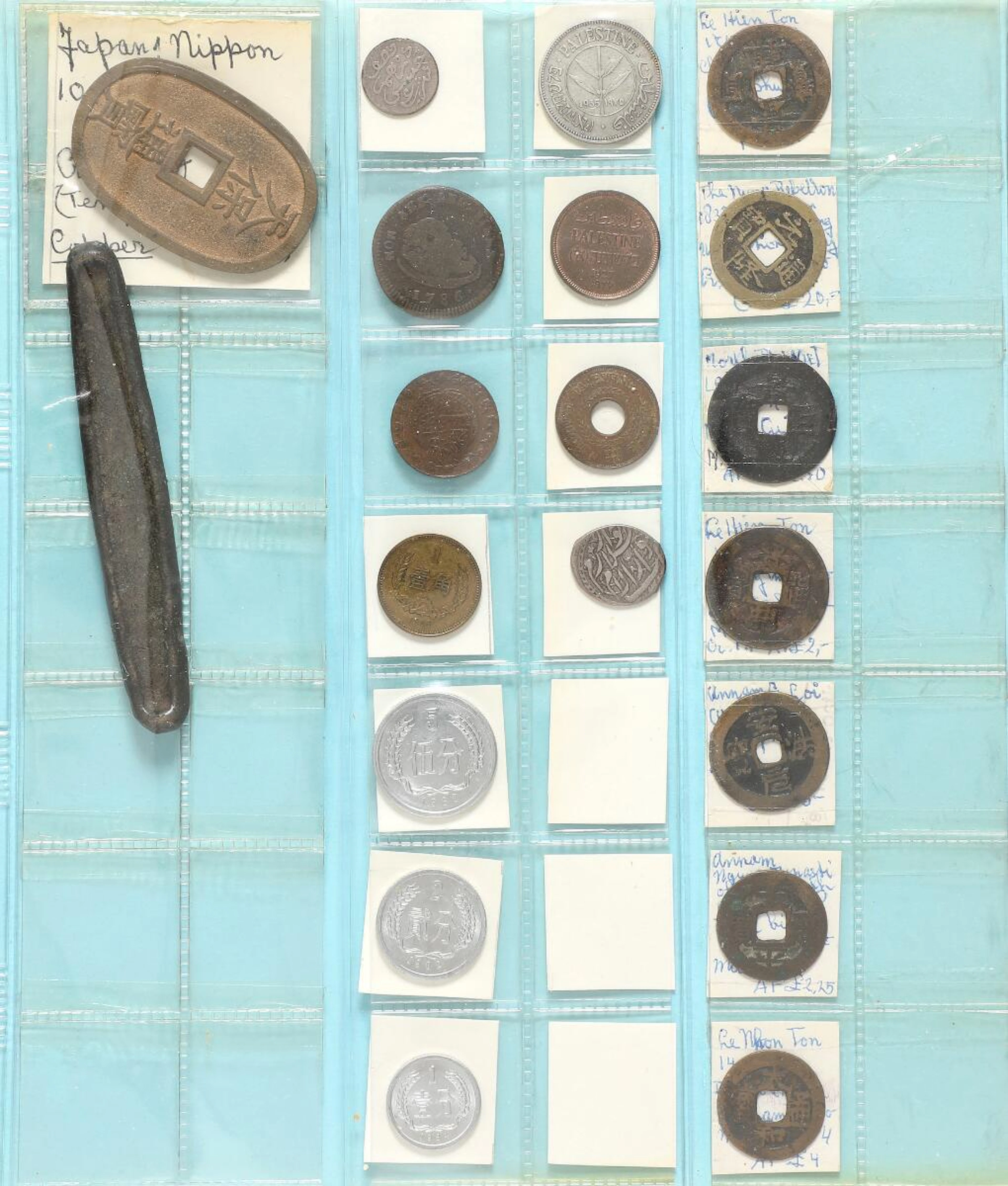 Collection of coins from