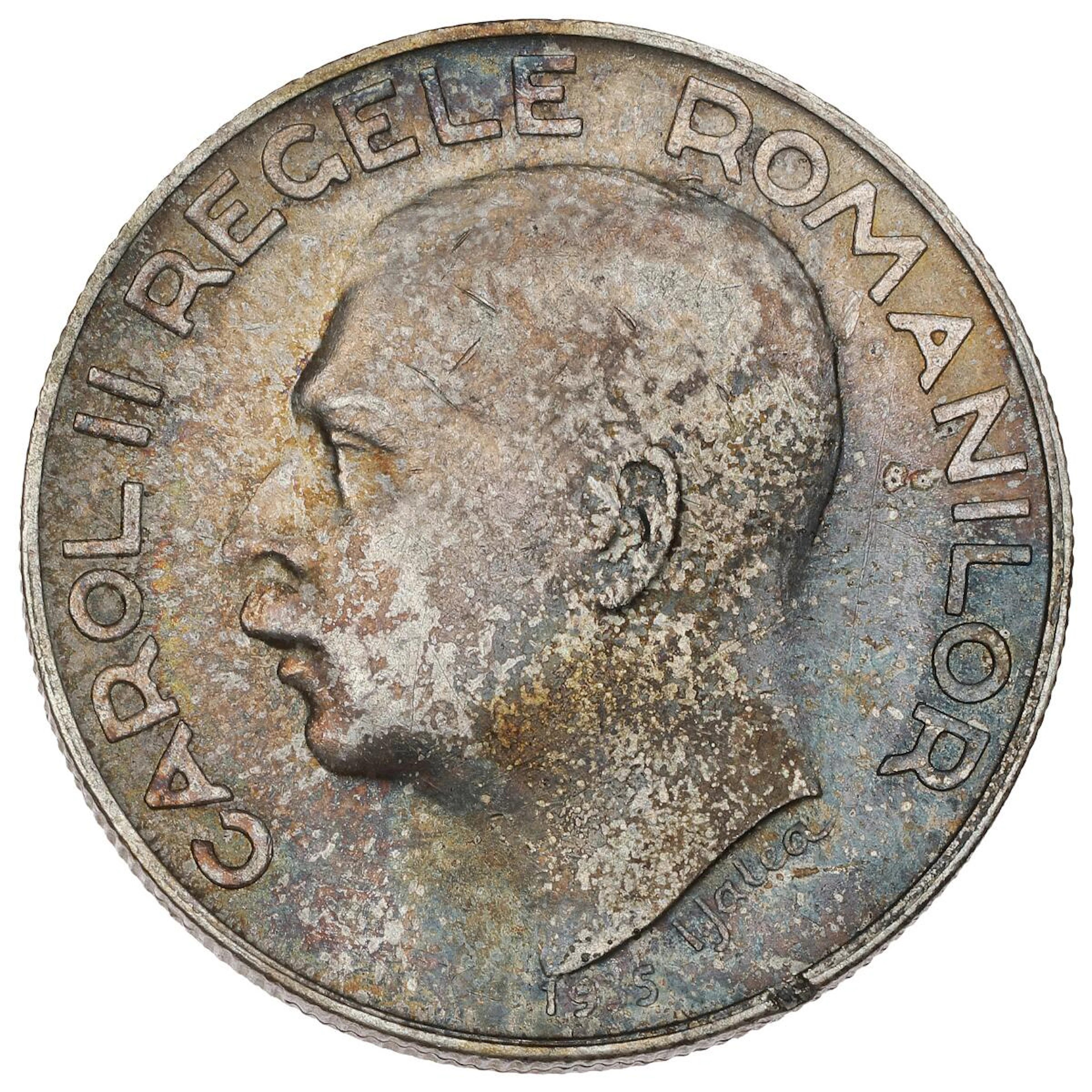 Romania, 250 Lei 1935, KM 53, small edge nick.