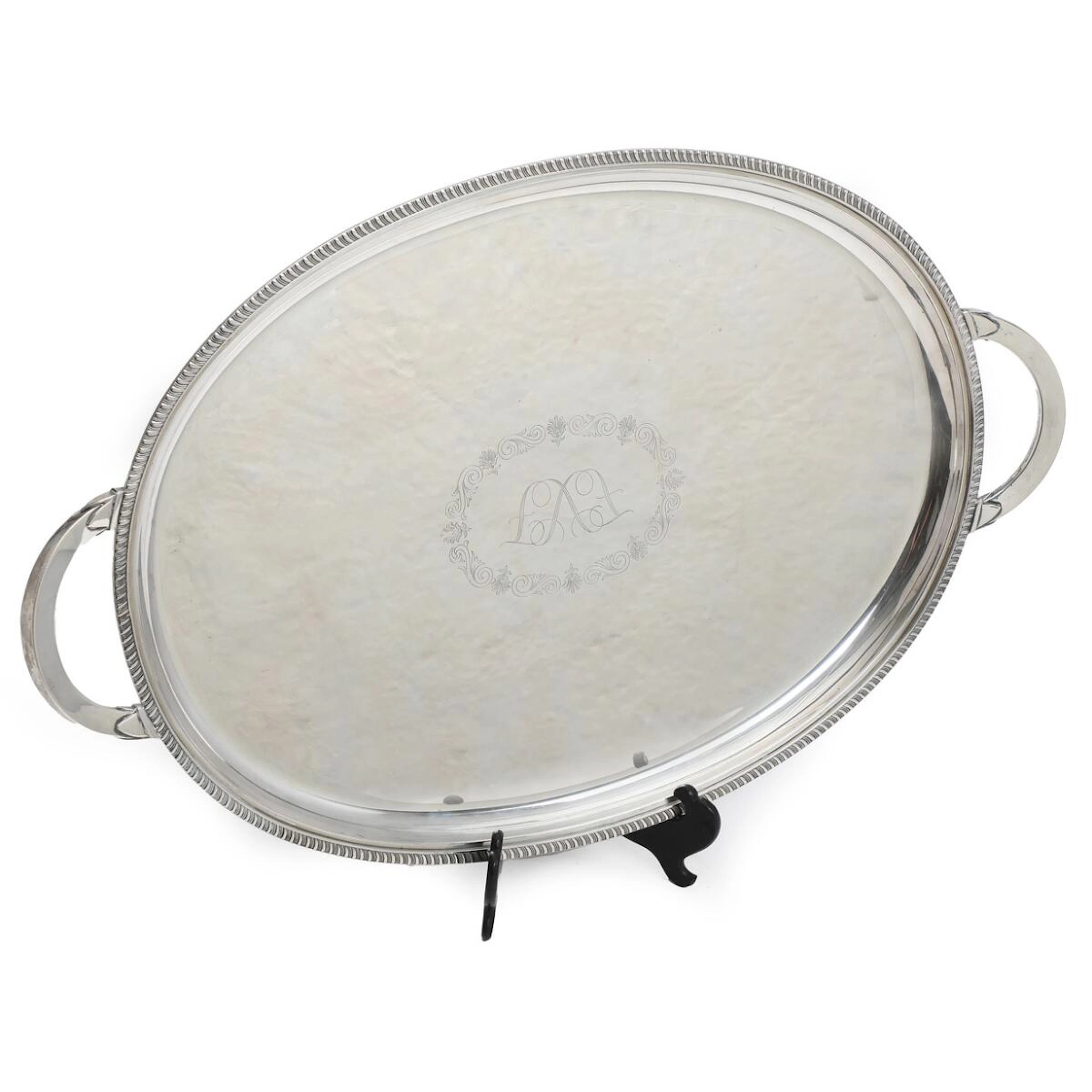 Norwegian silver tray