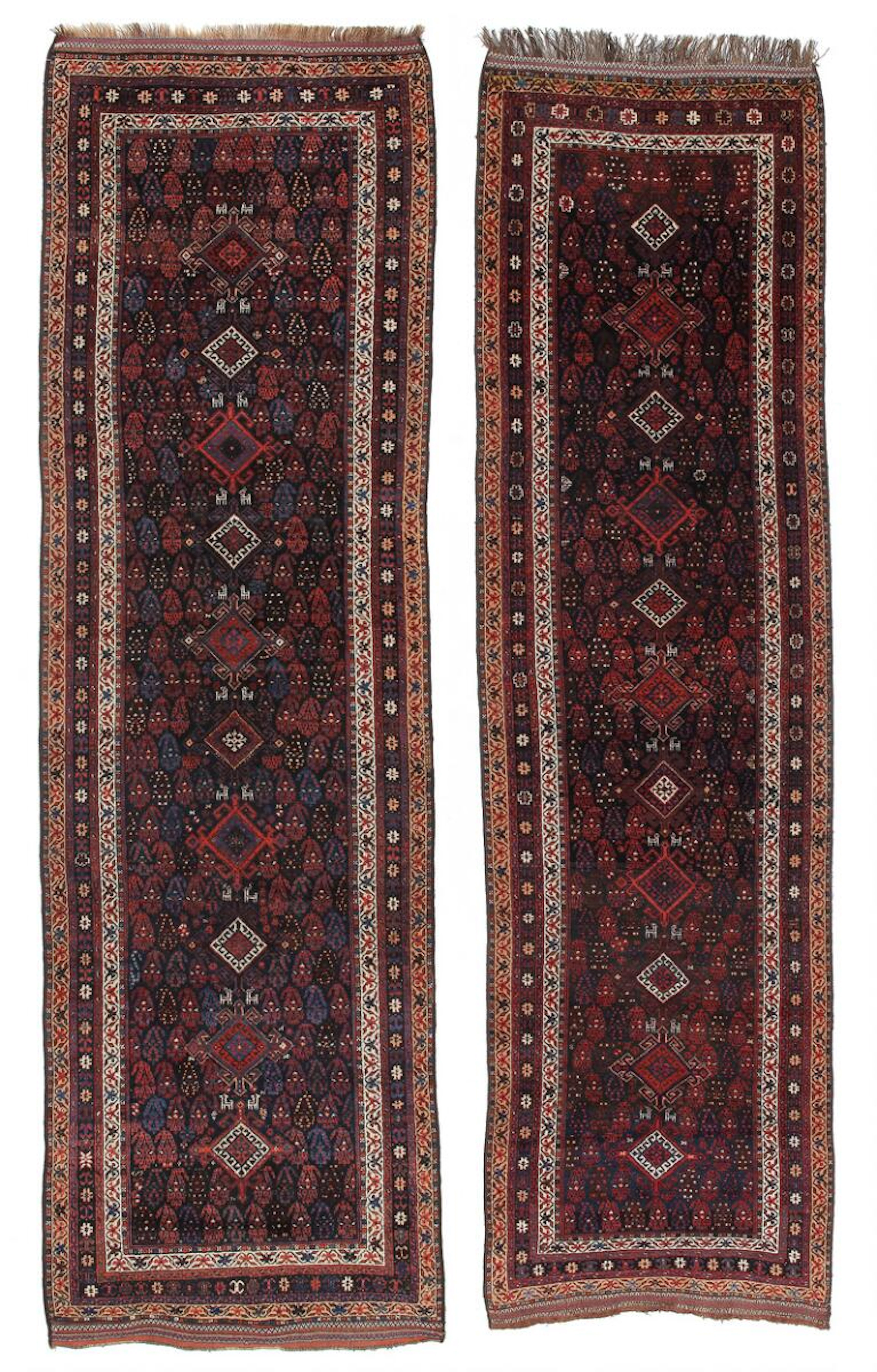 A pair of antique Veramin runners