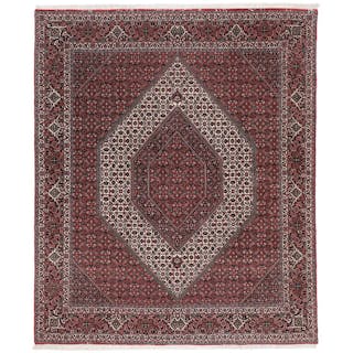 A Bidjar rug, Persia. medallion design. Good quality. 21 st century. 203×242 cm.