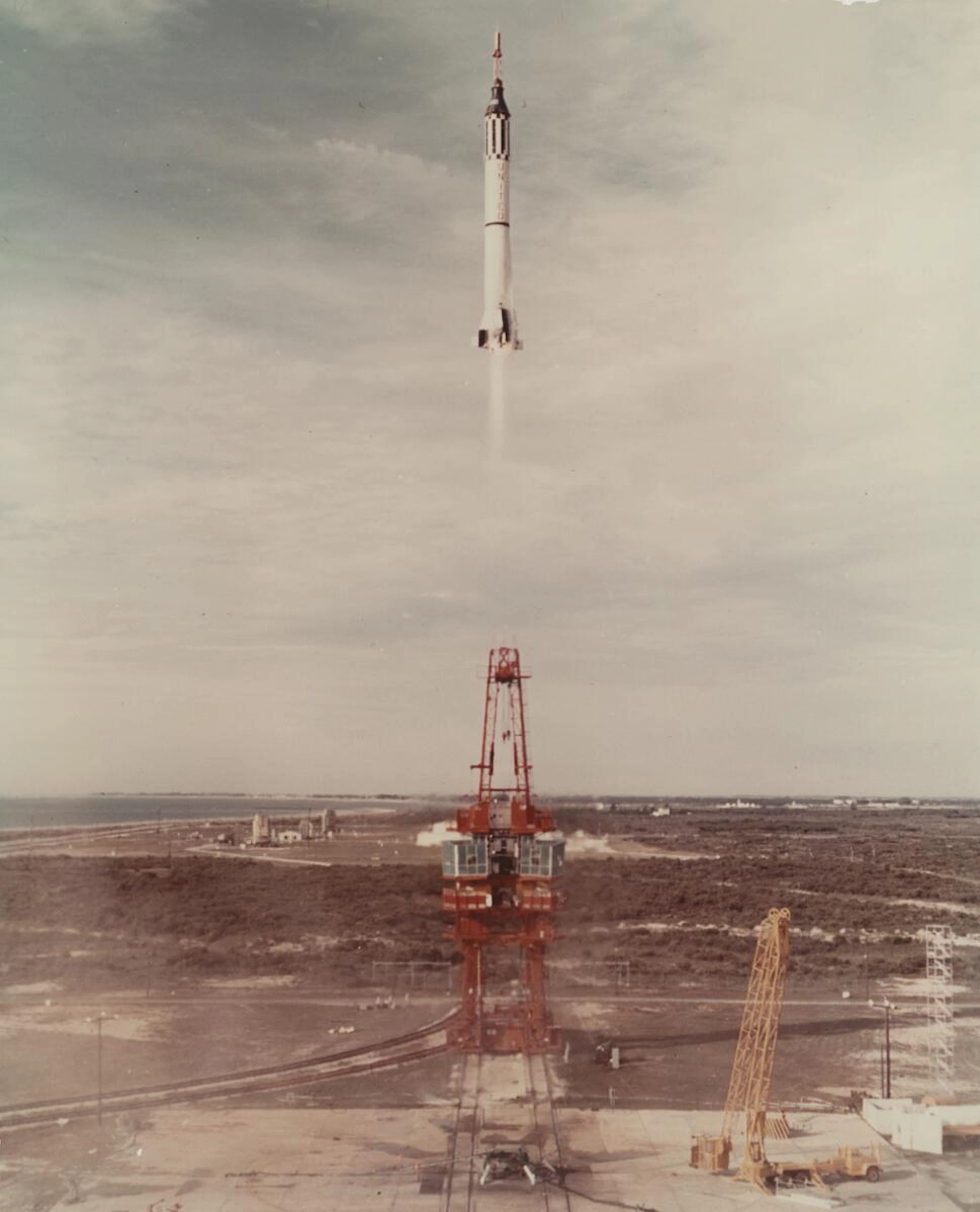 [Mercury Redstone 4] Large format: the liftoff of the...