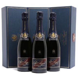 3 bts. Champagne "Cuvée Sir Winston Churchill", Pol Roger 2008 A (hf/in).