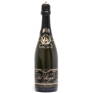 1 bt. Champagne "Cuvée Sir Winston Churchill", Pol Roger 1990 A (hf/in).