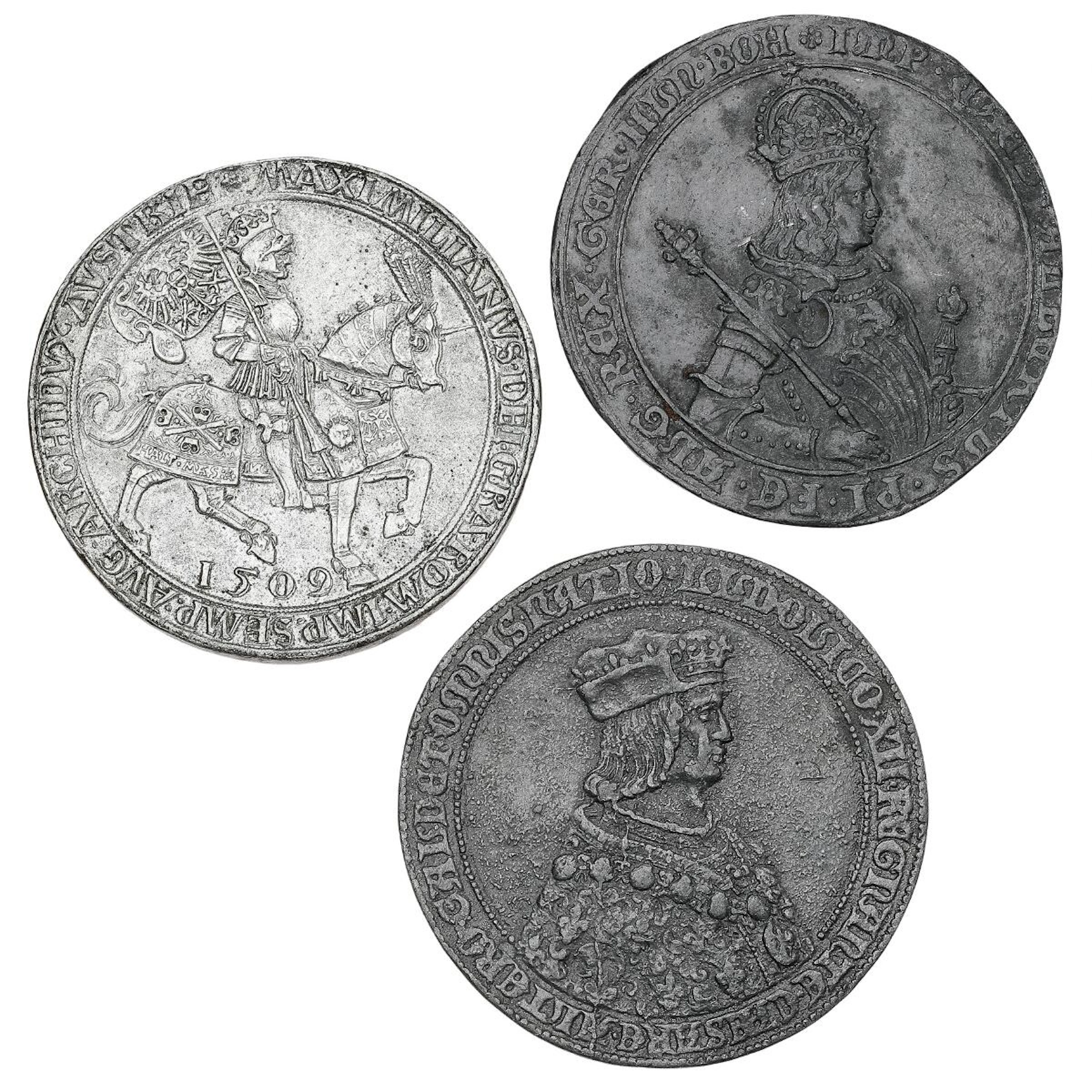 Collection of later casts in base metal