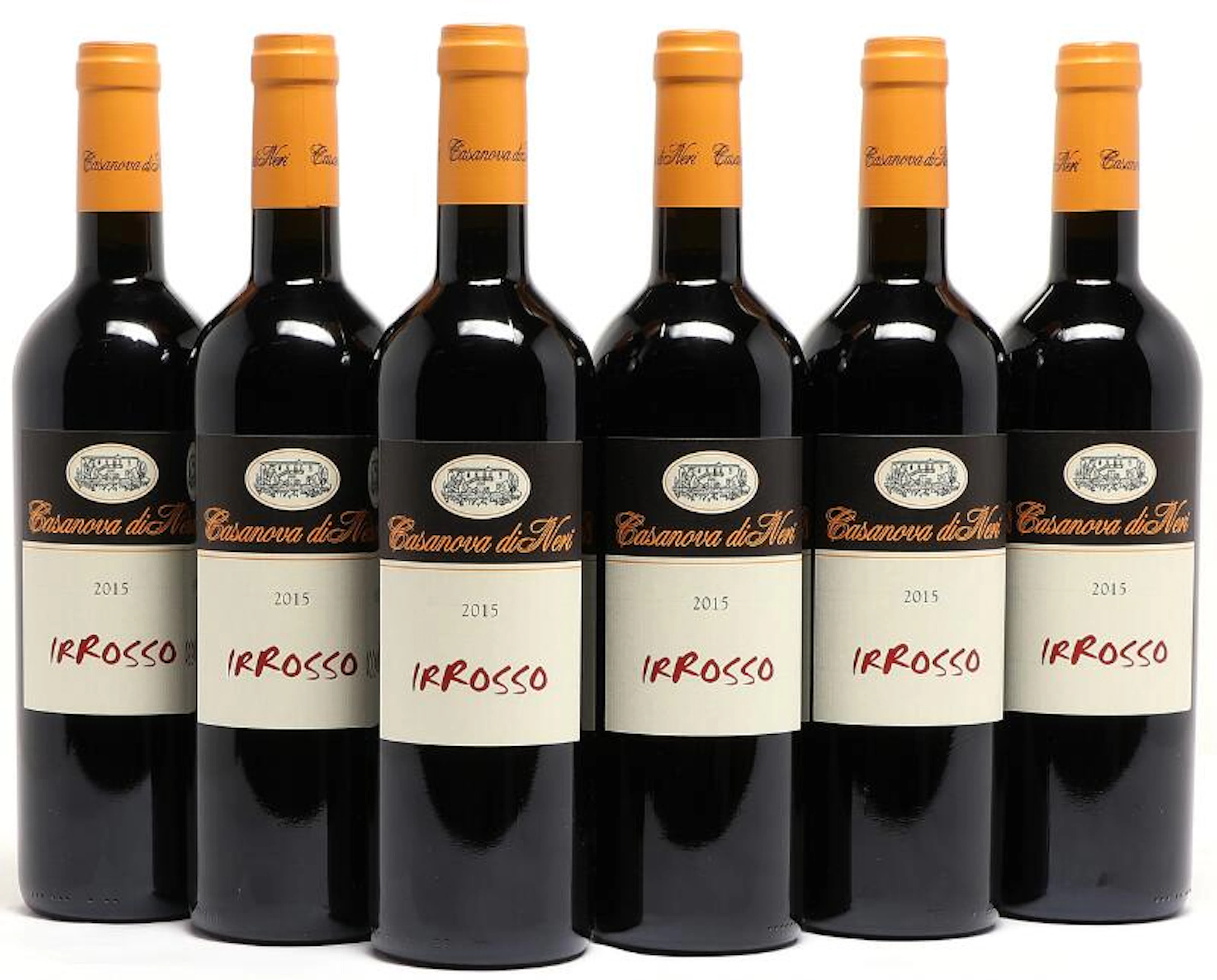 24 bts. Rosso di Montalcino “IRRosso”, Casanova di Neri 2015 A (hf/in). Oc.