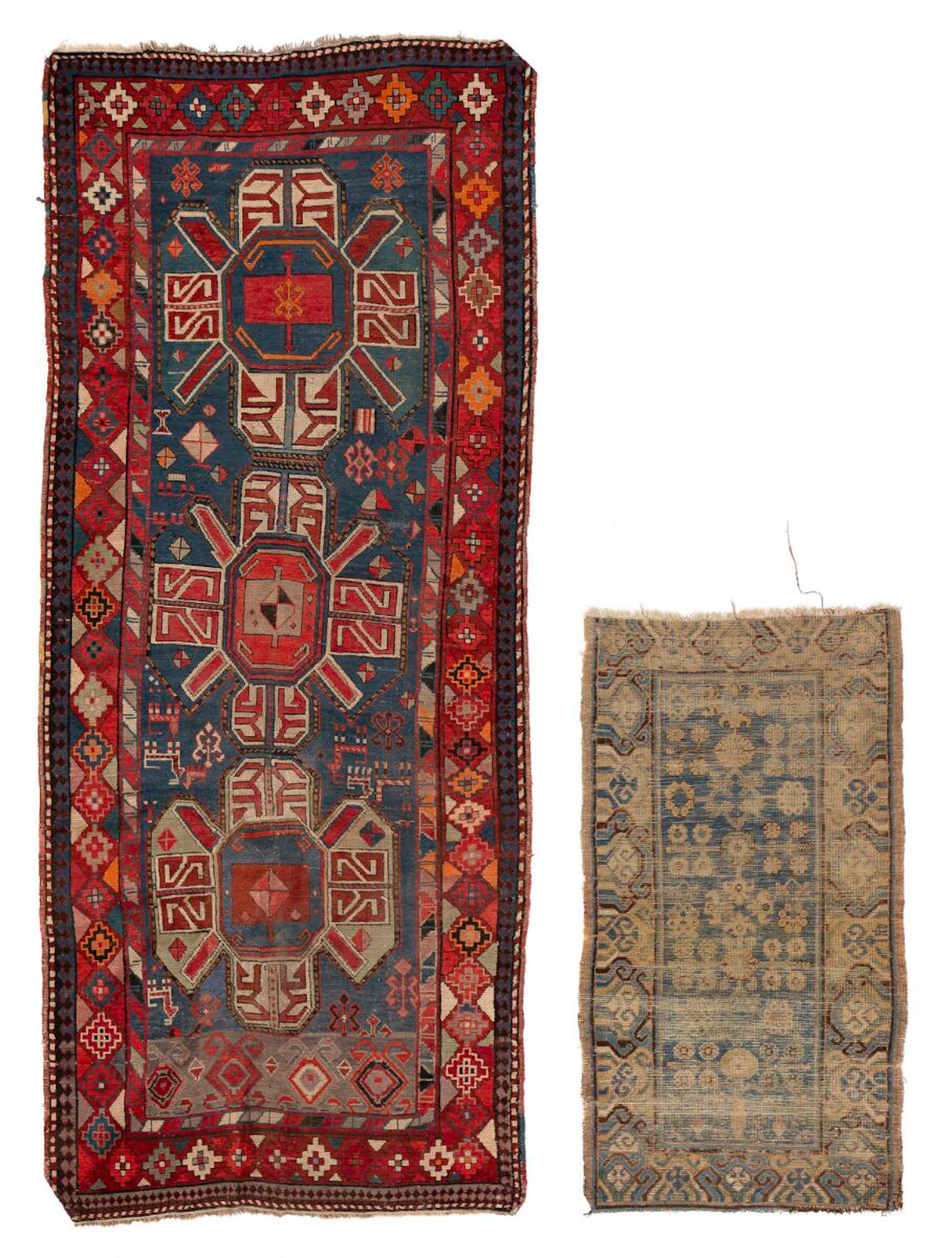 Two antique Oriental rugs