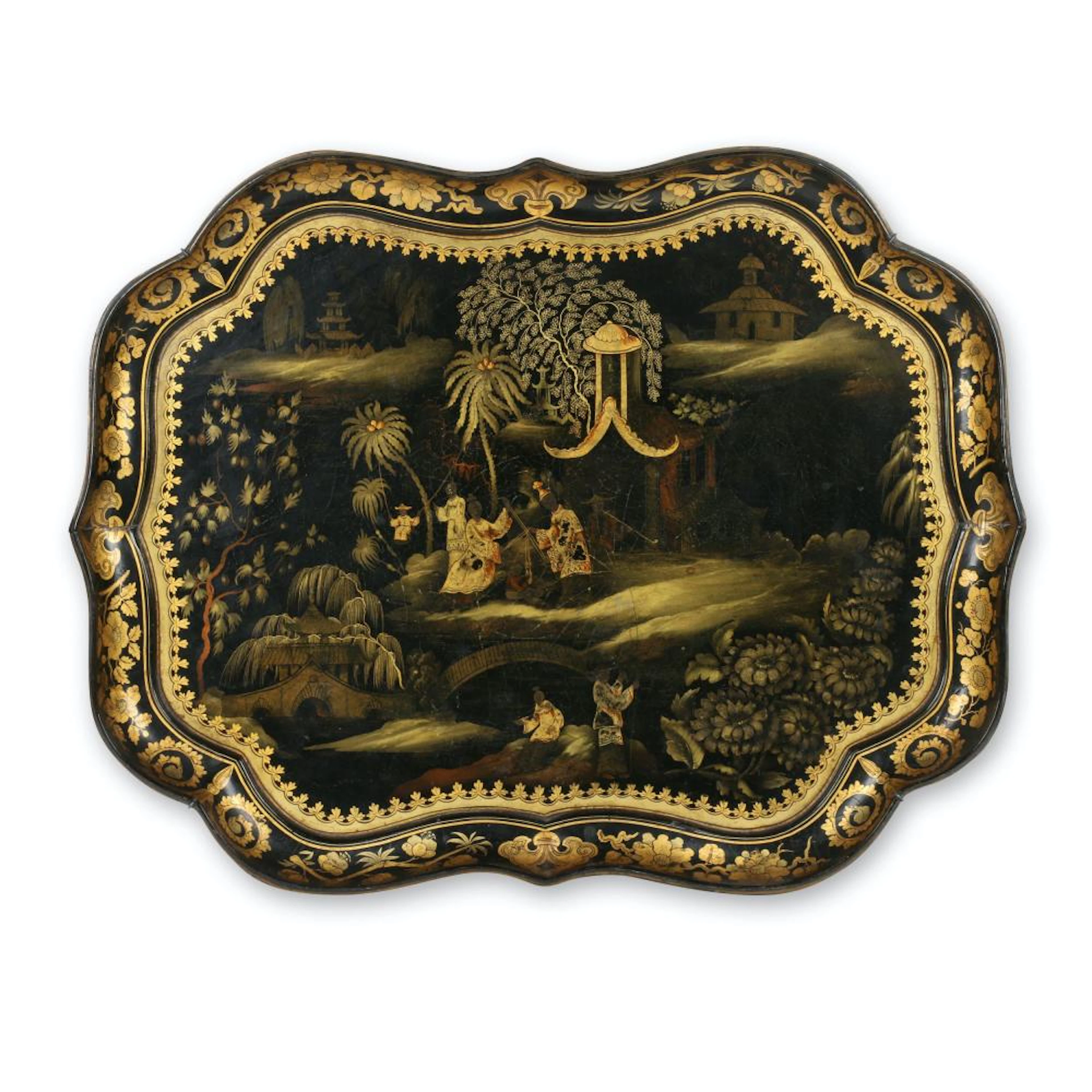 Chinoserie Lacquerware Tray
