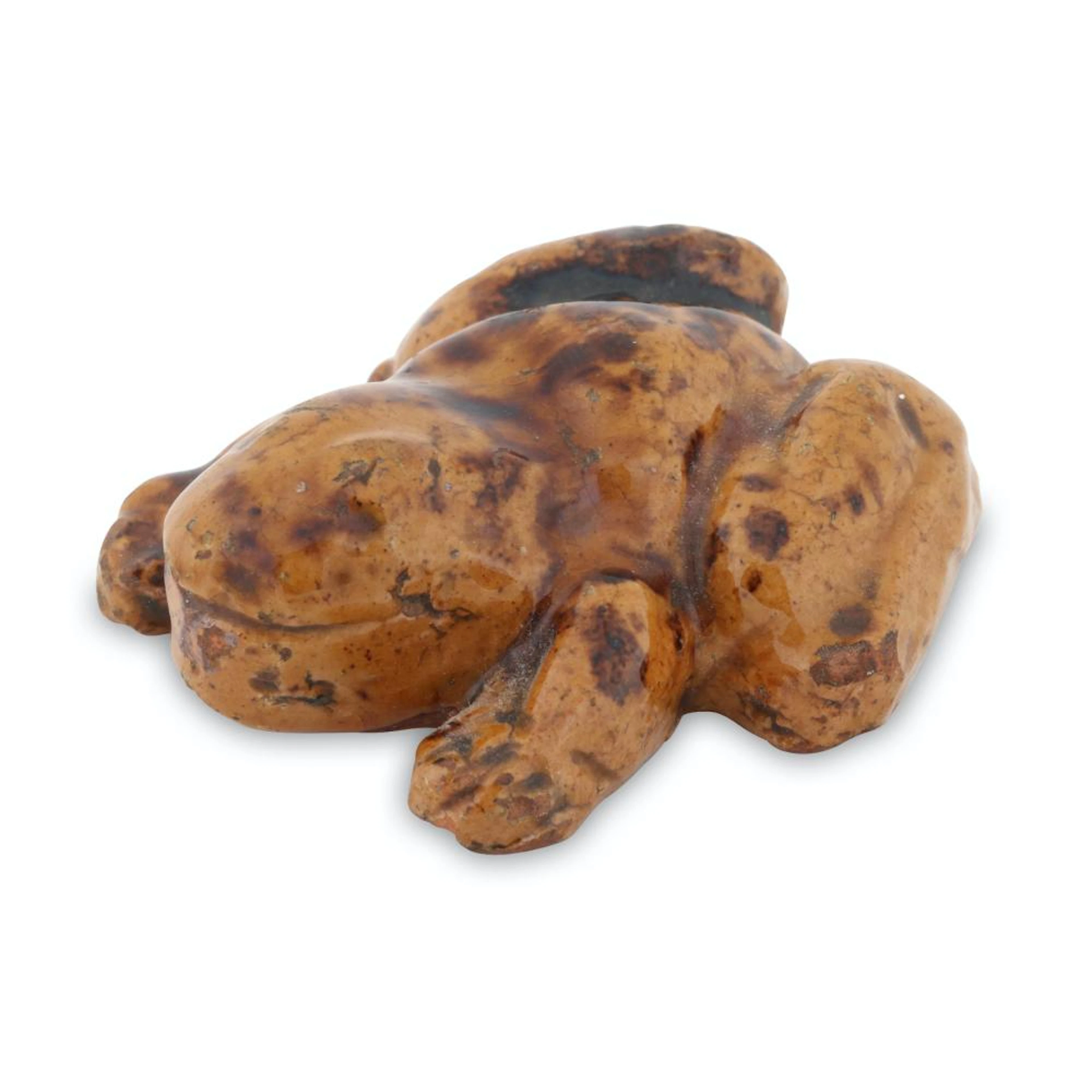 Ontario Redware Frog Whimsy