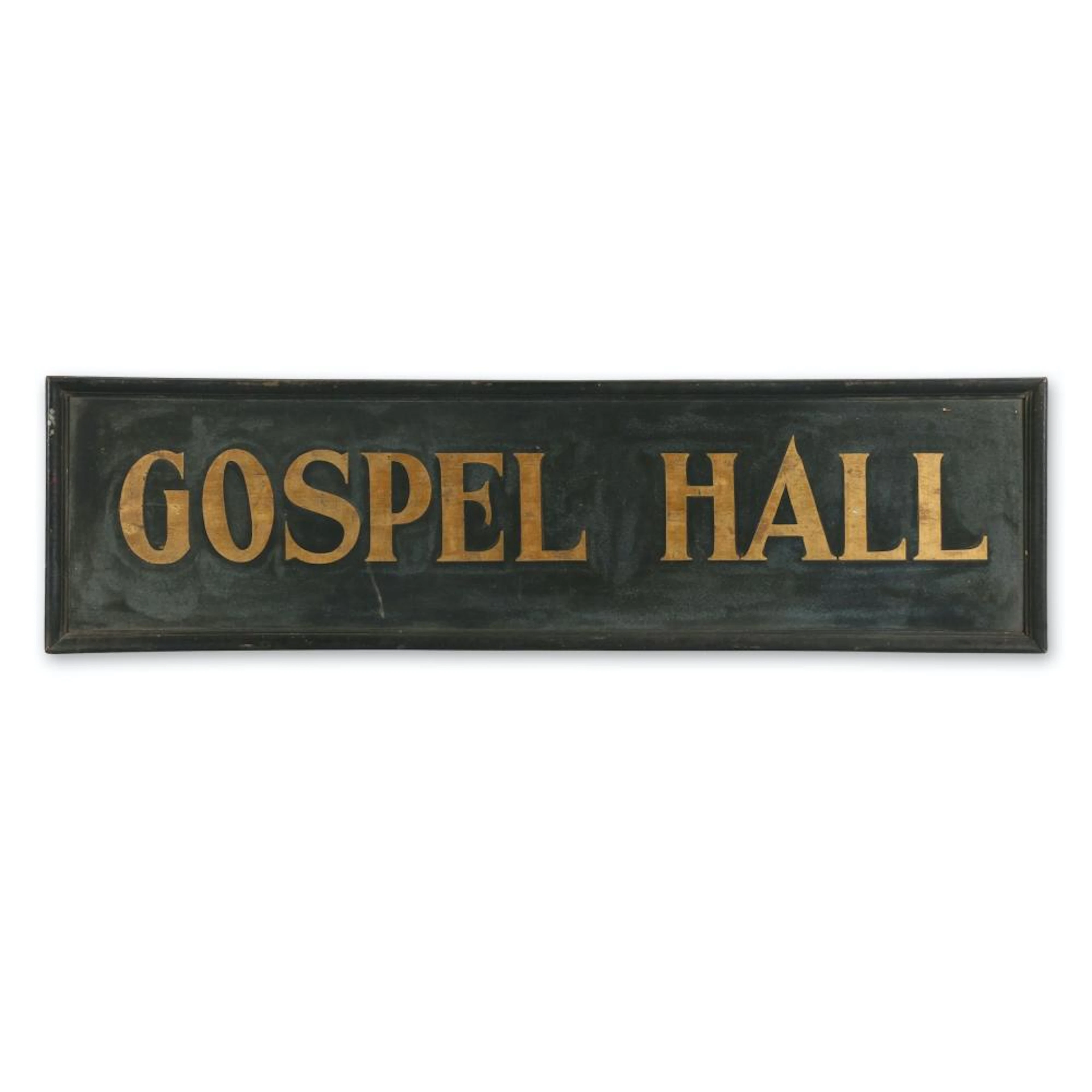 Gospel Hall Wood Sign