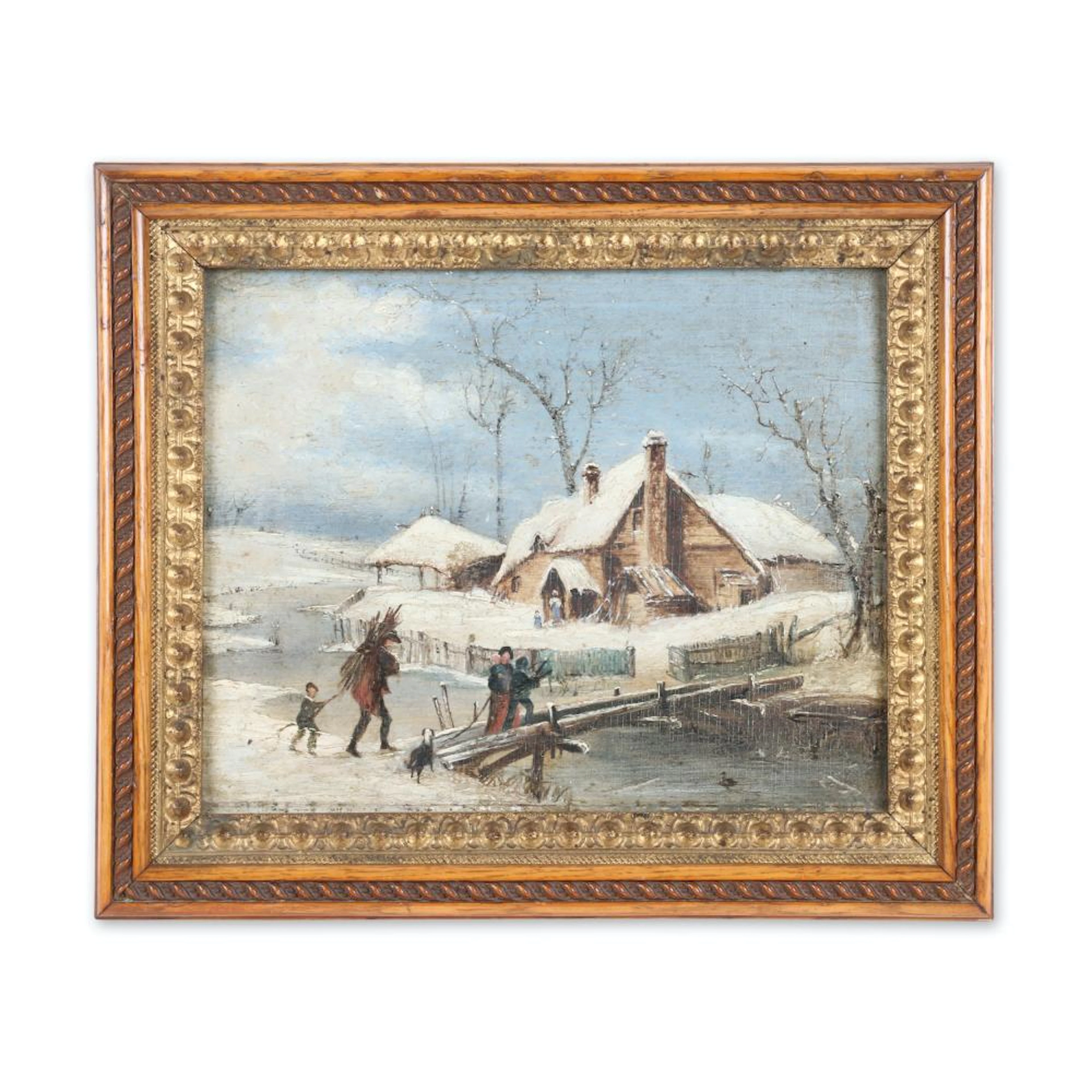 Oil on Canvas After Krieghoff