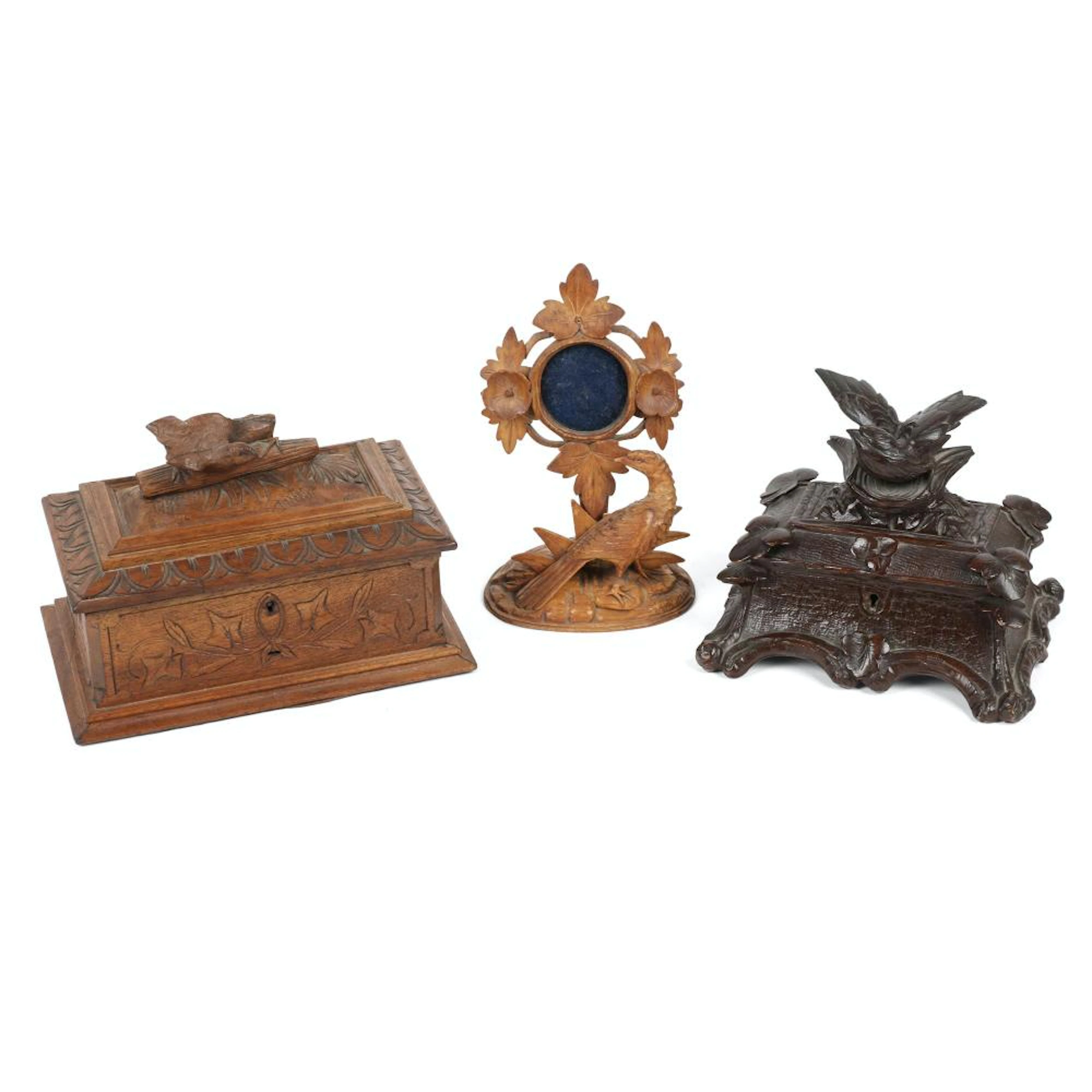 Wooden Carved Dresser Items
