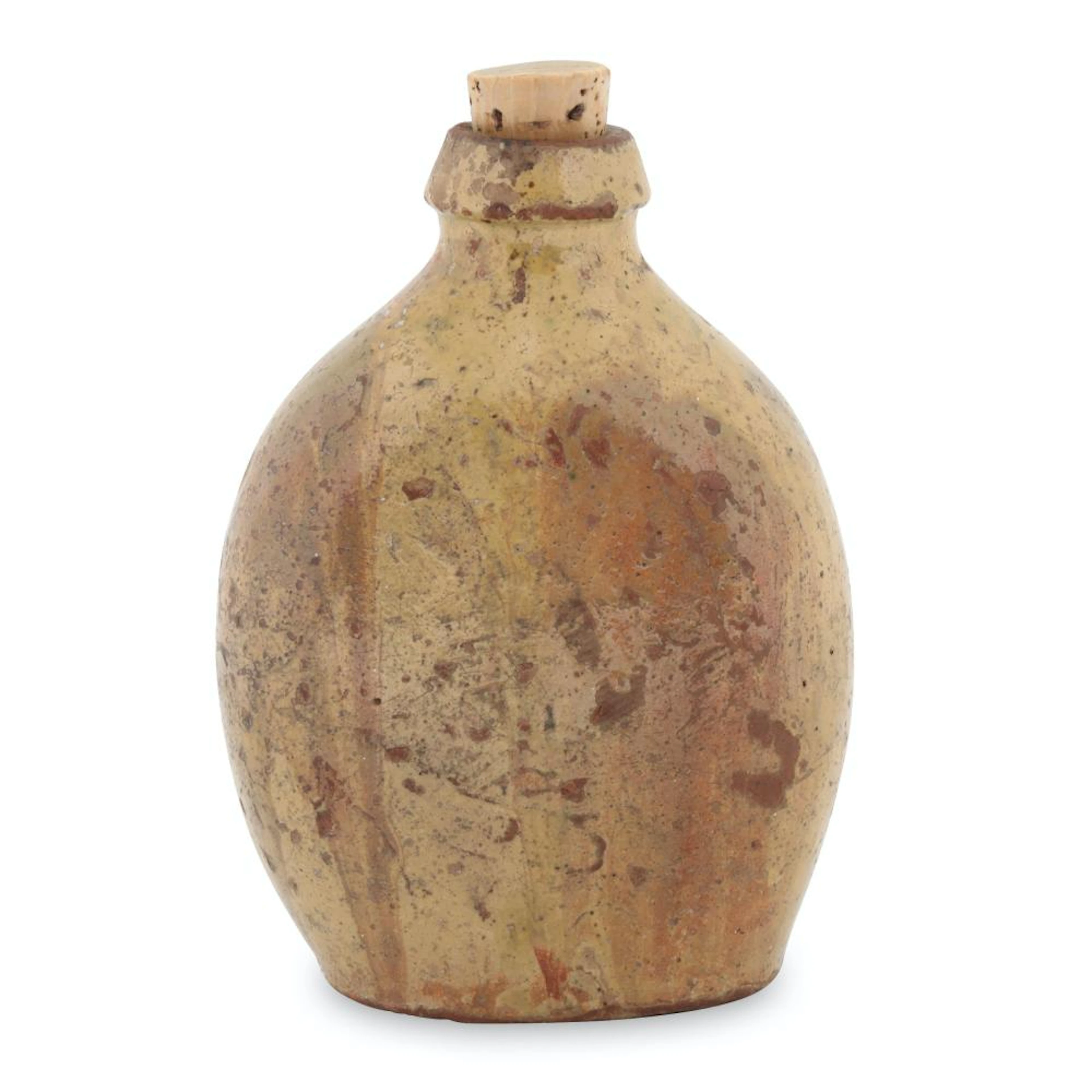 Ontario Redware Flask
