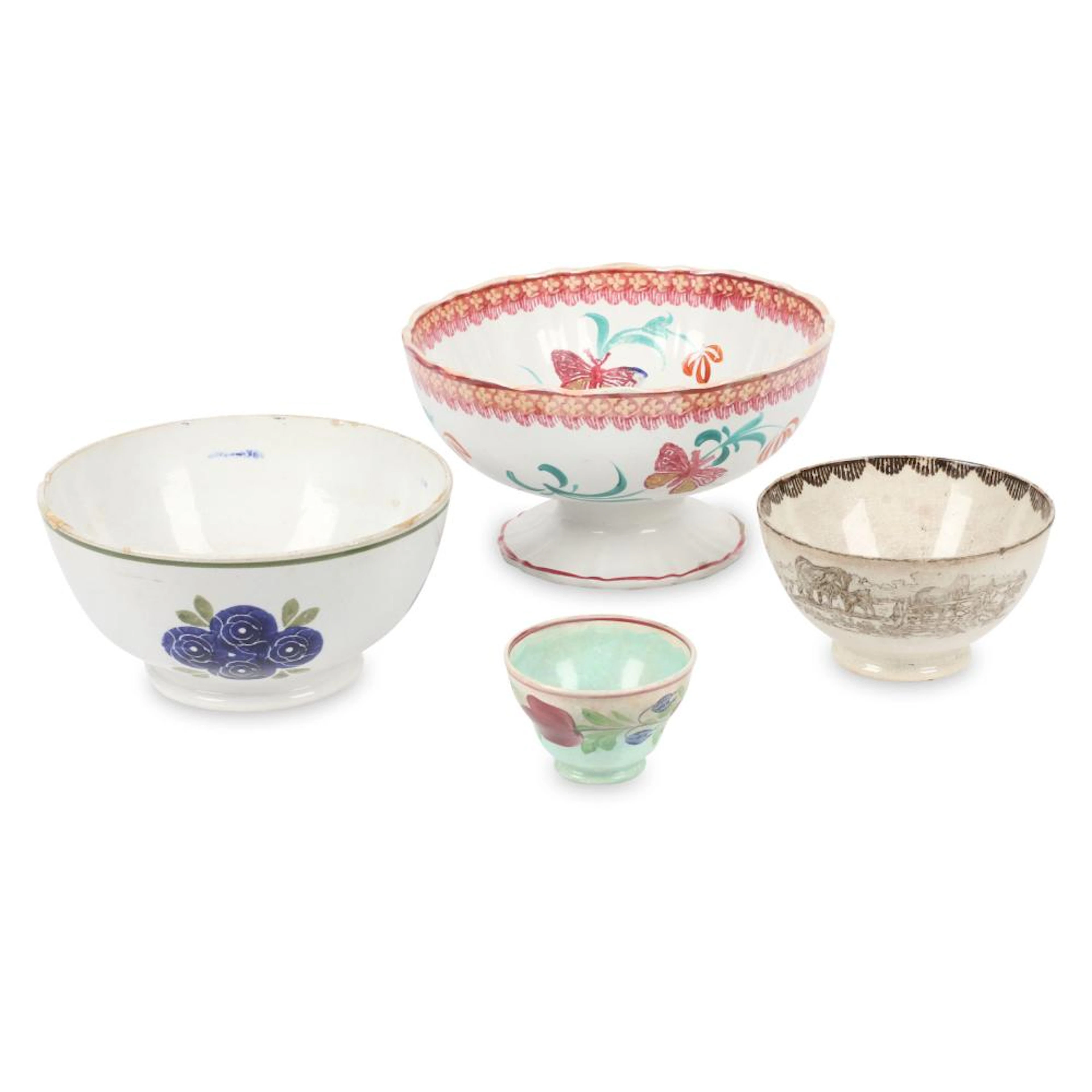 Sponge-Decorated Bowls