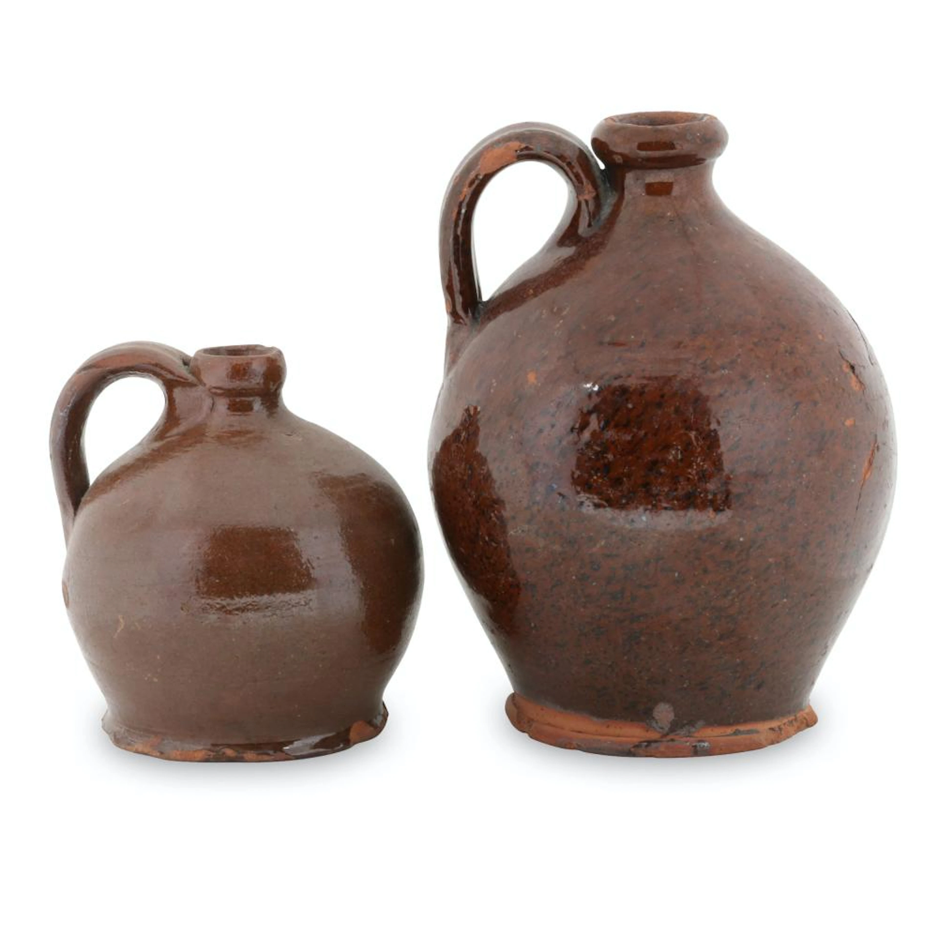 Early Ontario Redware Jugs