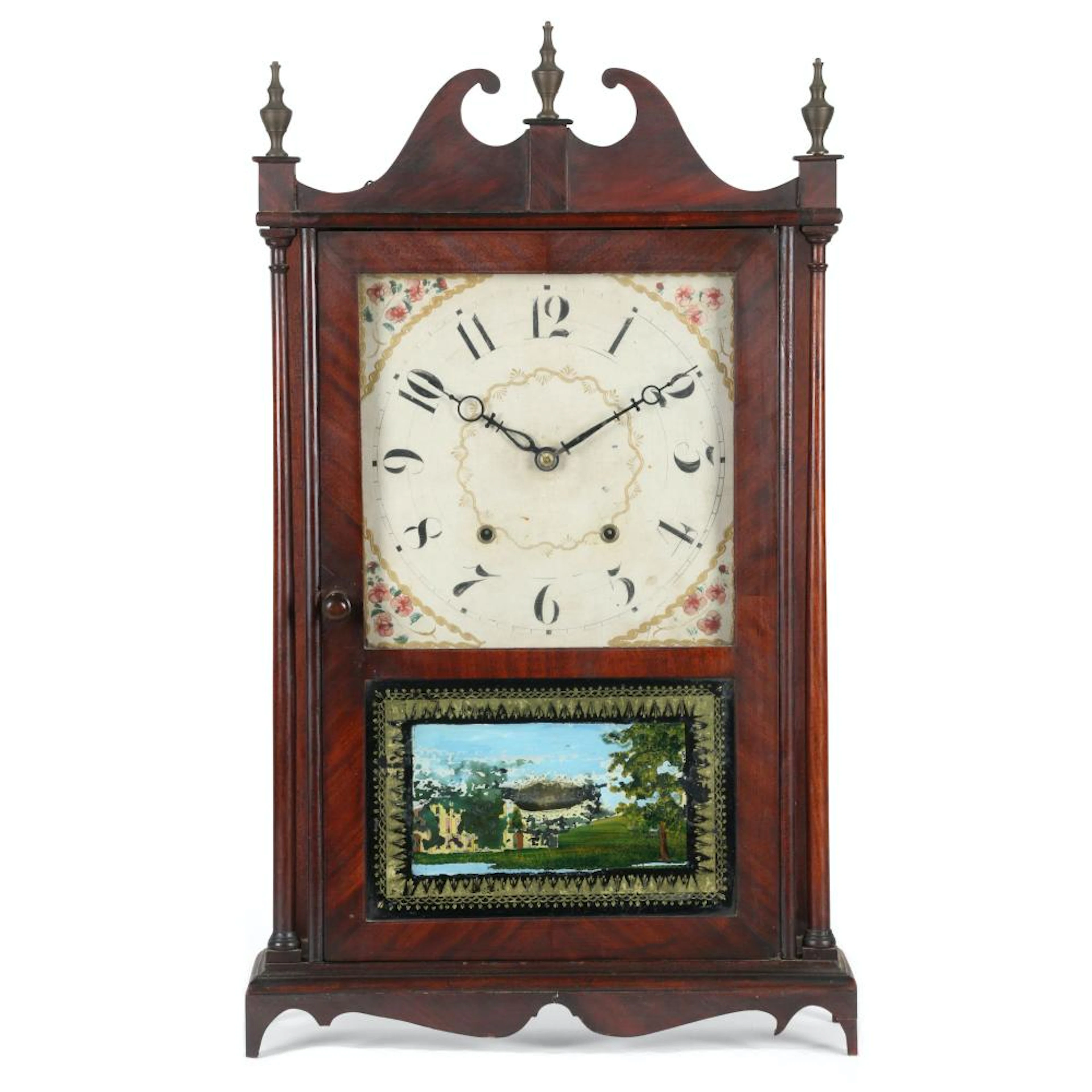 Eli Terry Pillar and Scroll Shelf Clock