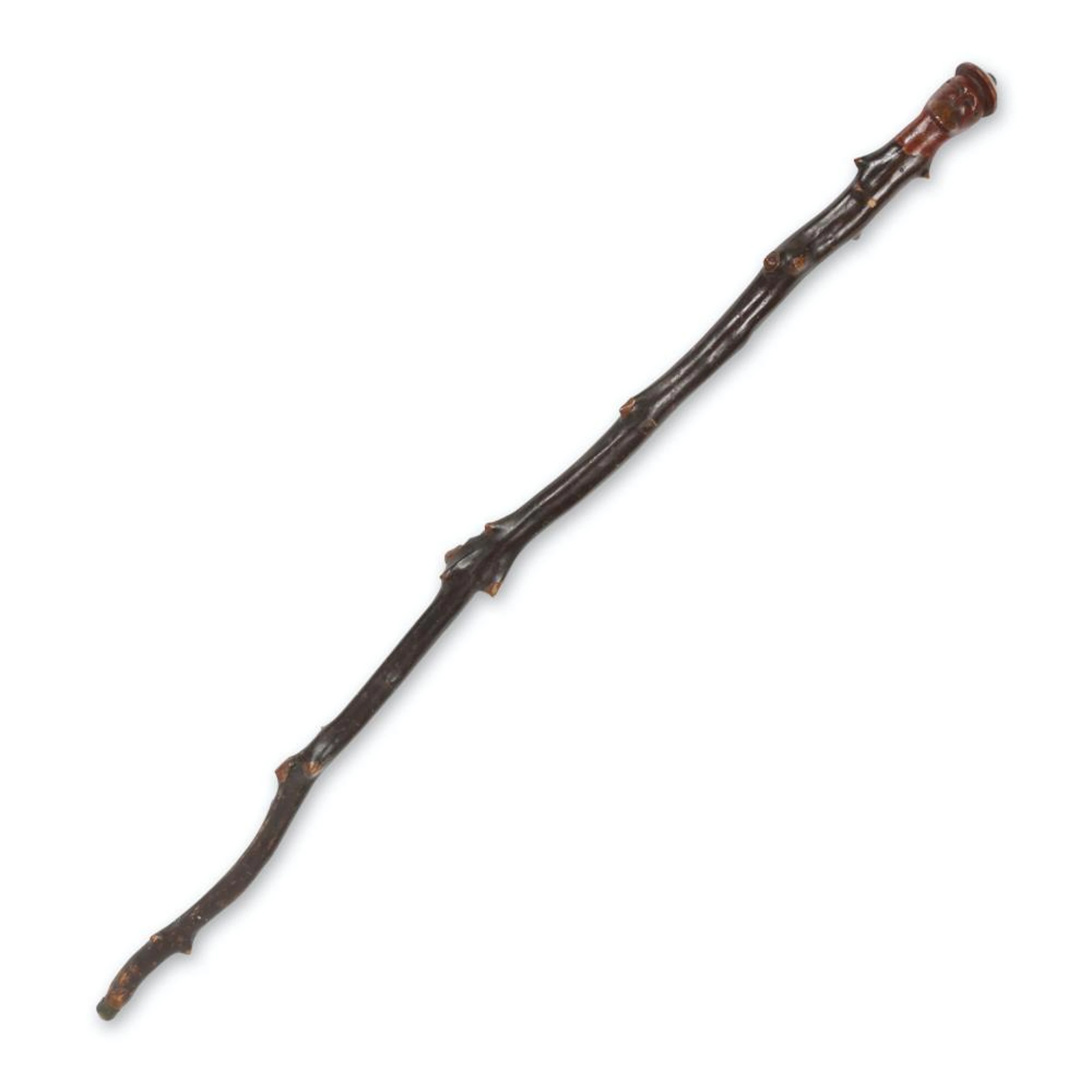 Oriental Man Folk Art Cane/Walking Stick
