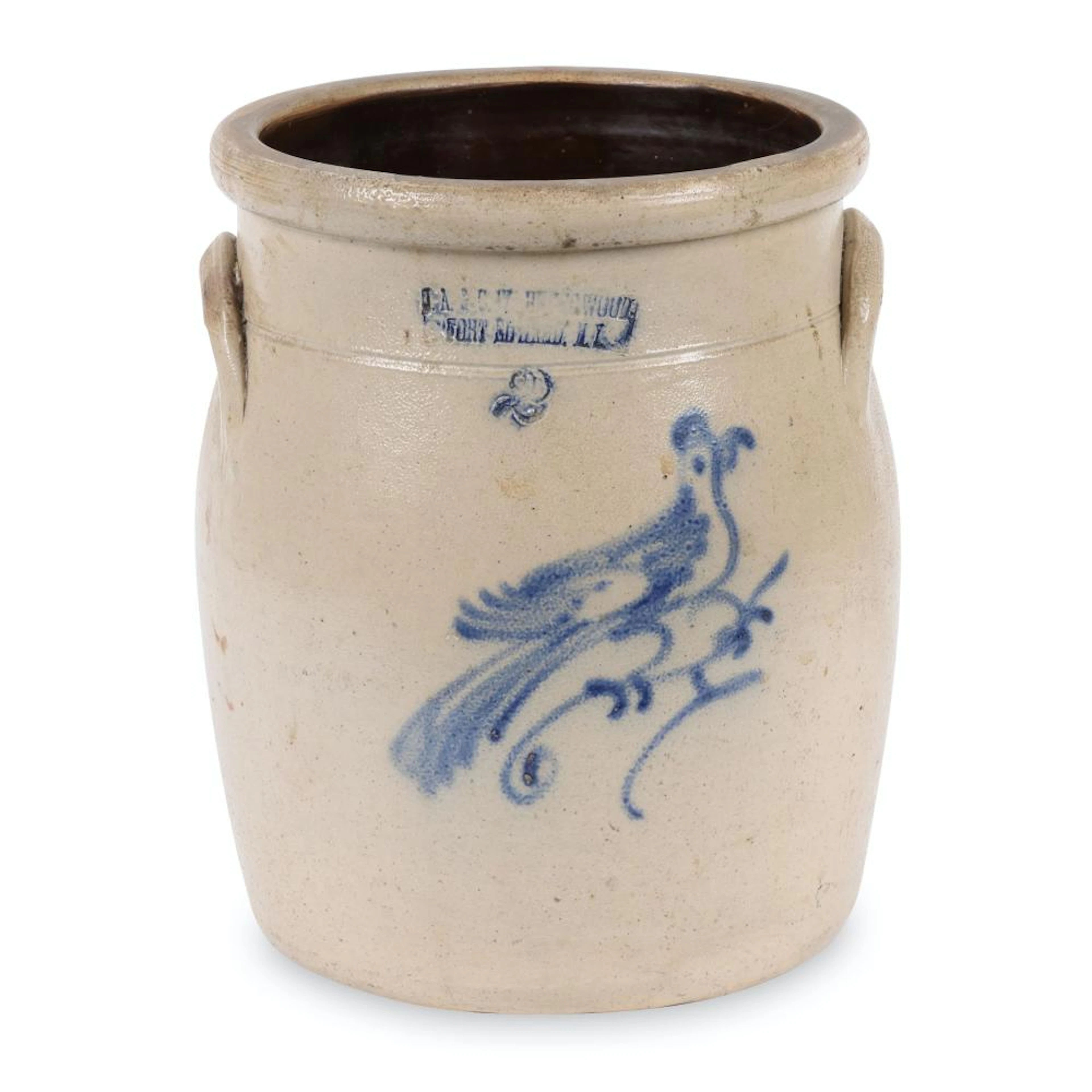 Decorated New York 2 Gal. Crock