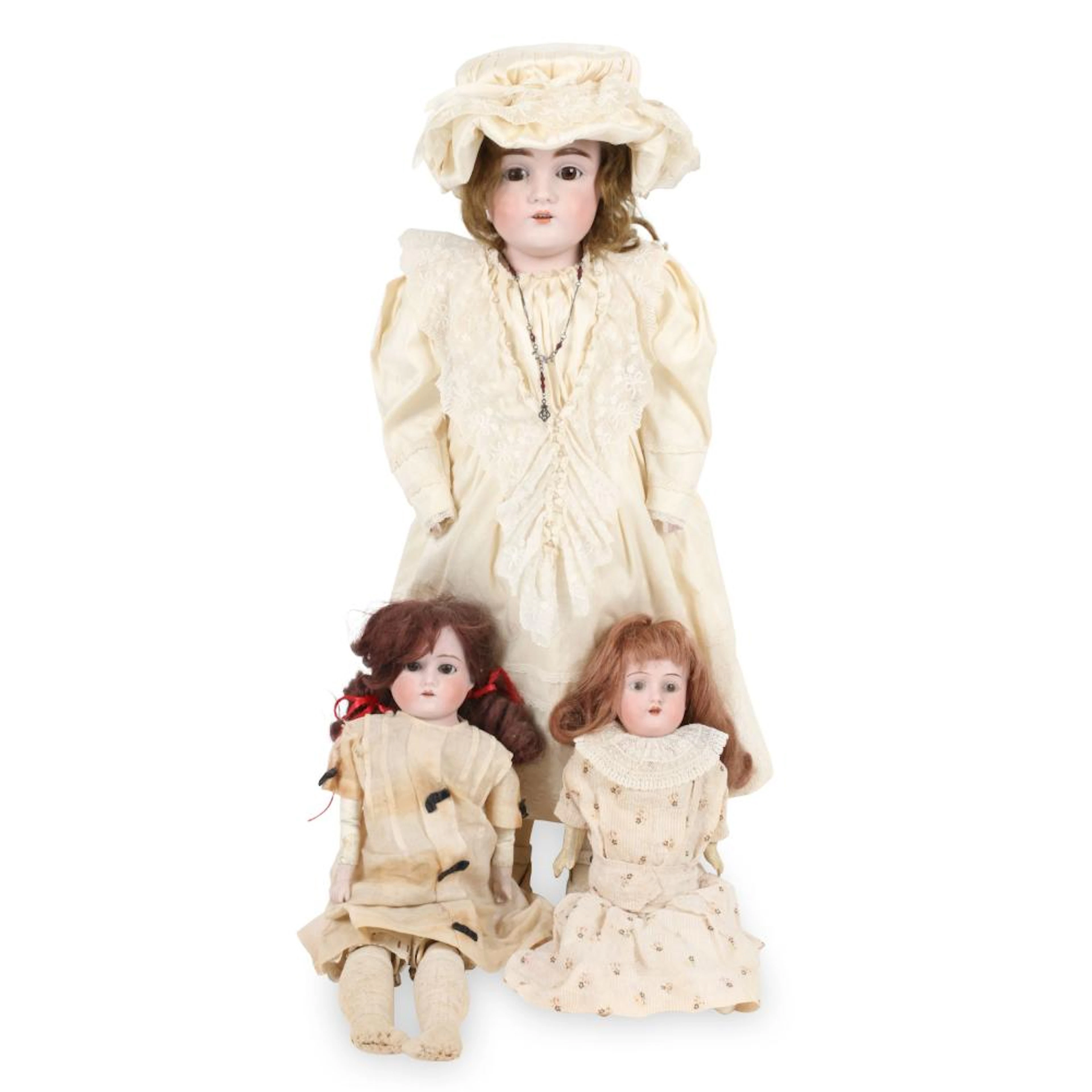 German Bisque Head Dolls