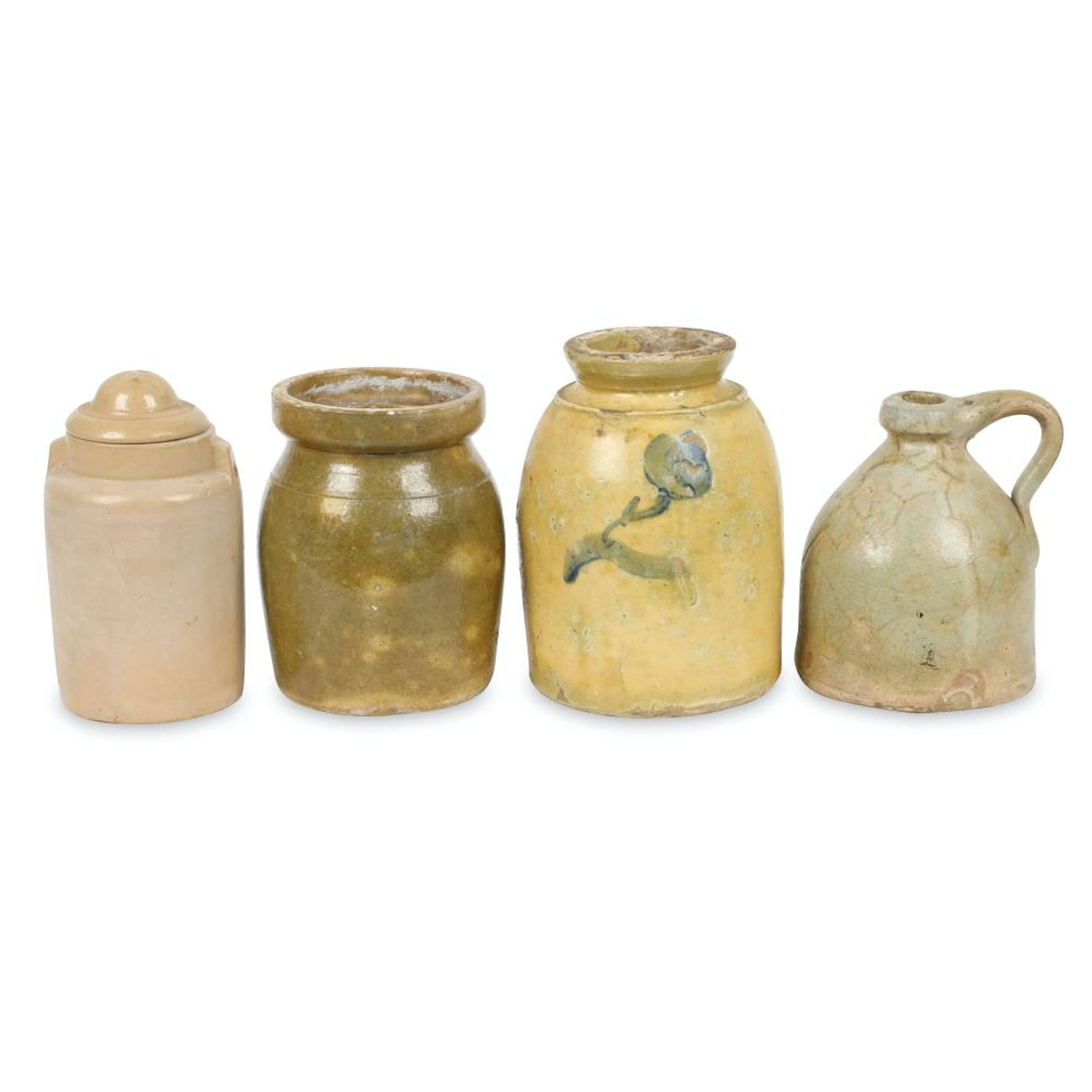 Ontario Redware Jars & Jug