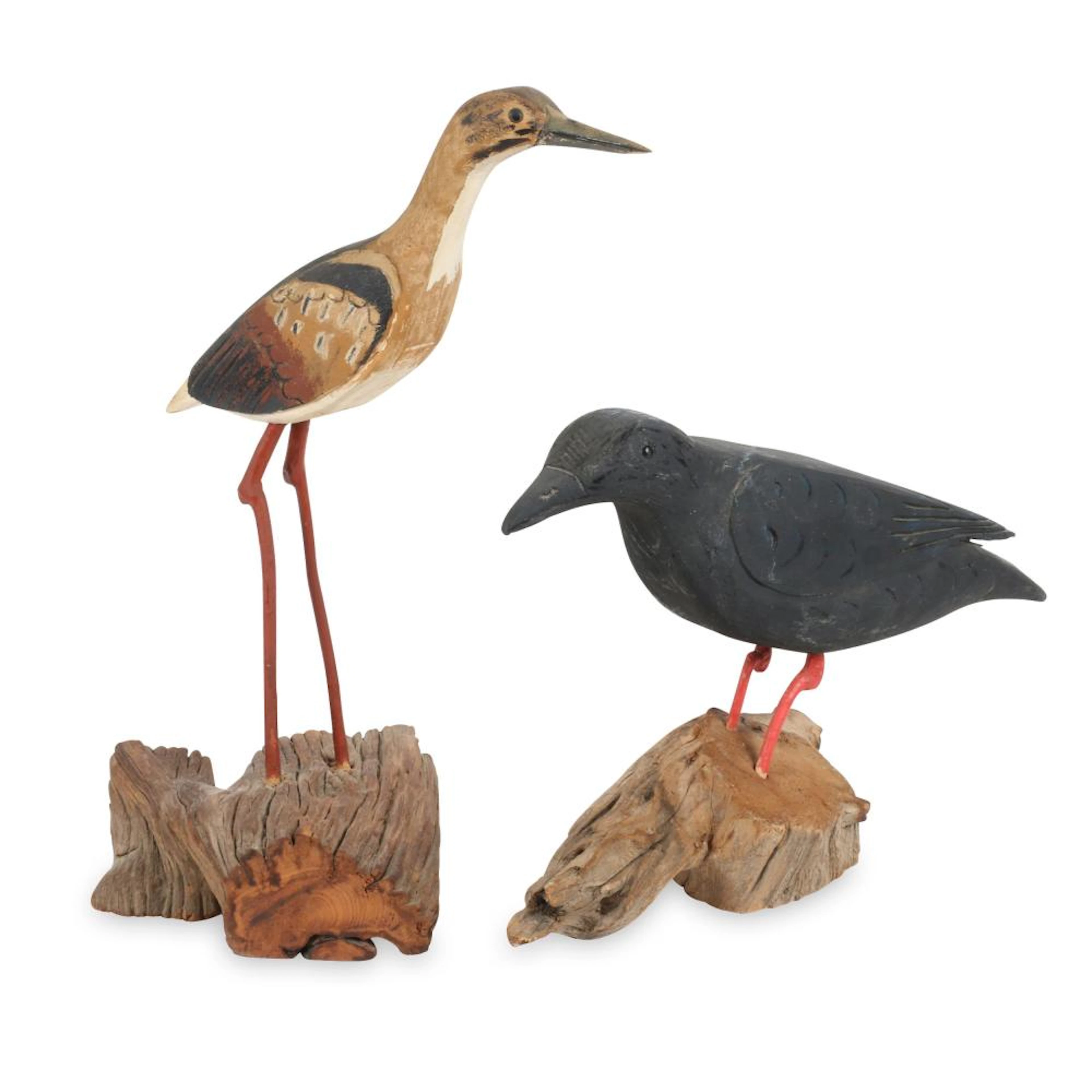 Robert McCairns Folk Art Bird Carvings