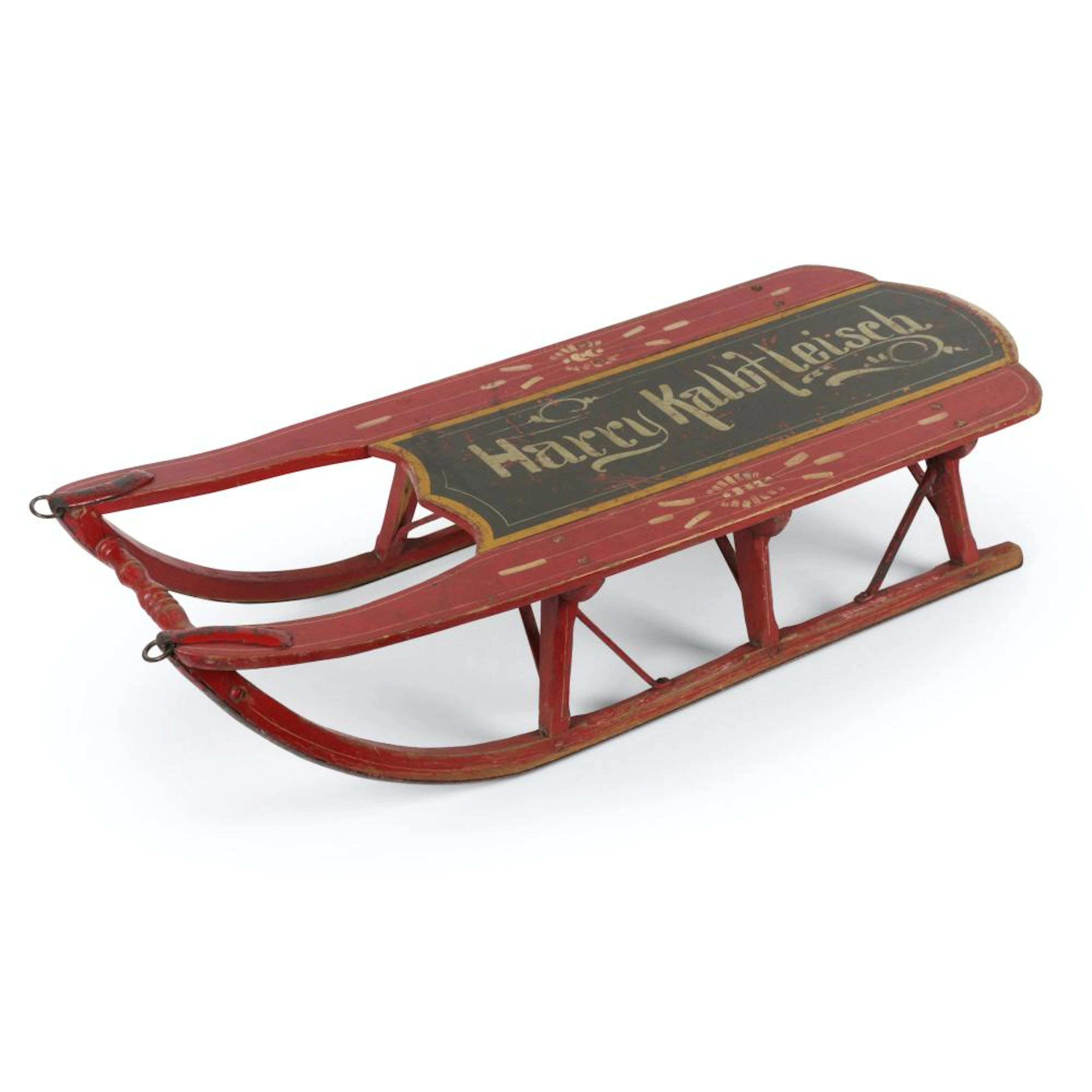 Harry Kalbfleisch Painted Sled