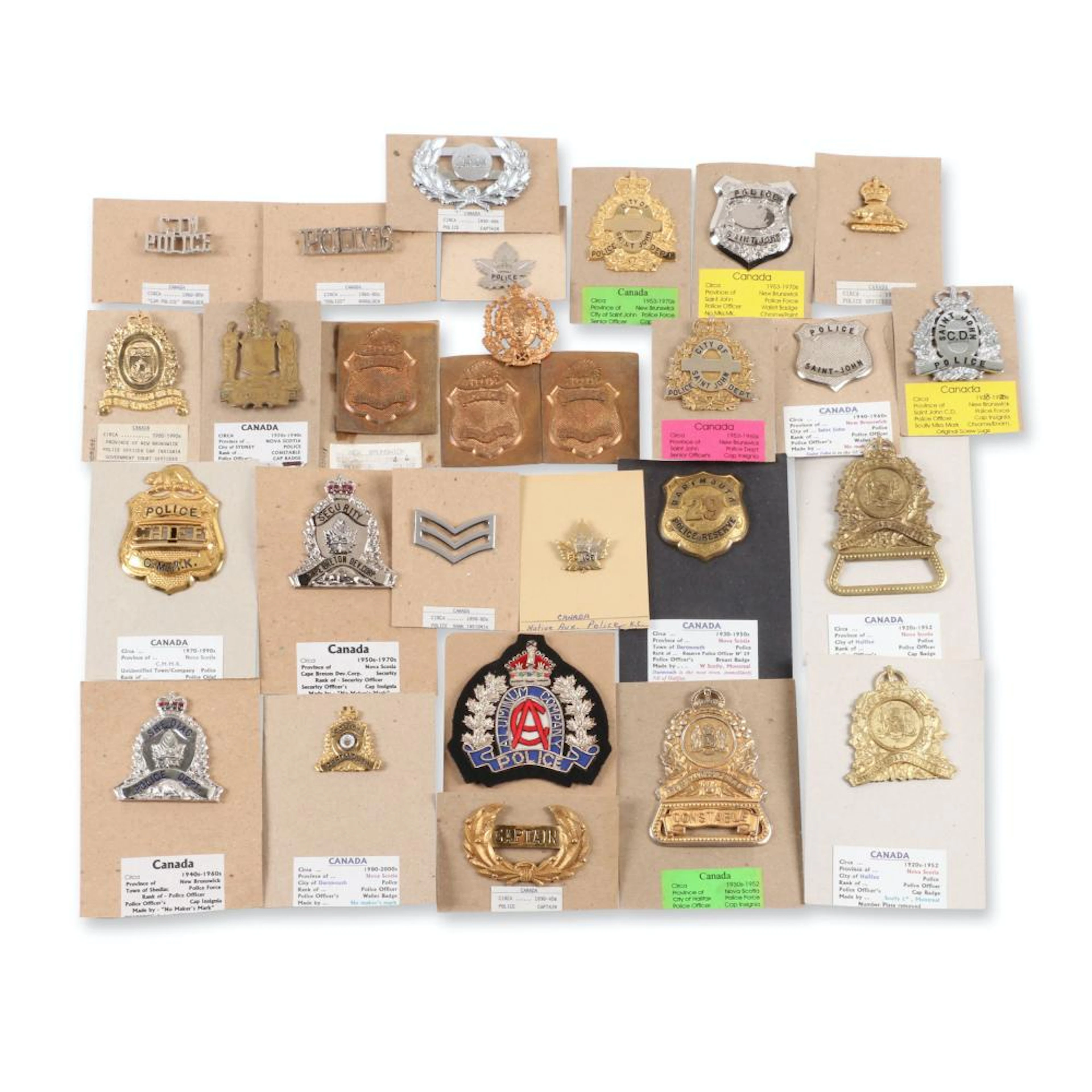 Canadian Police Badges