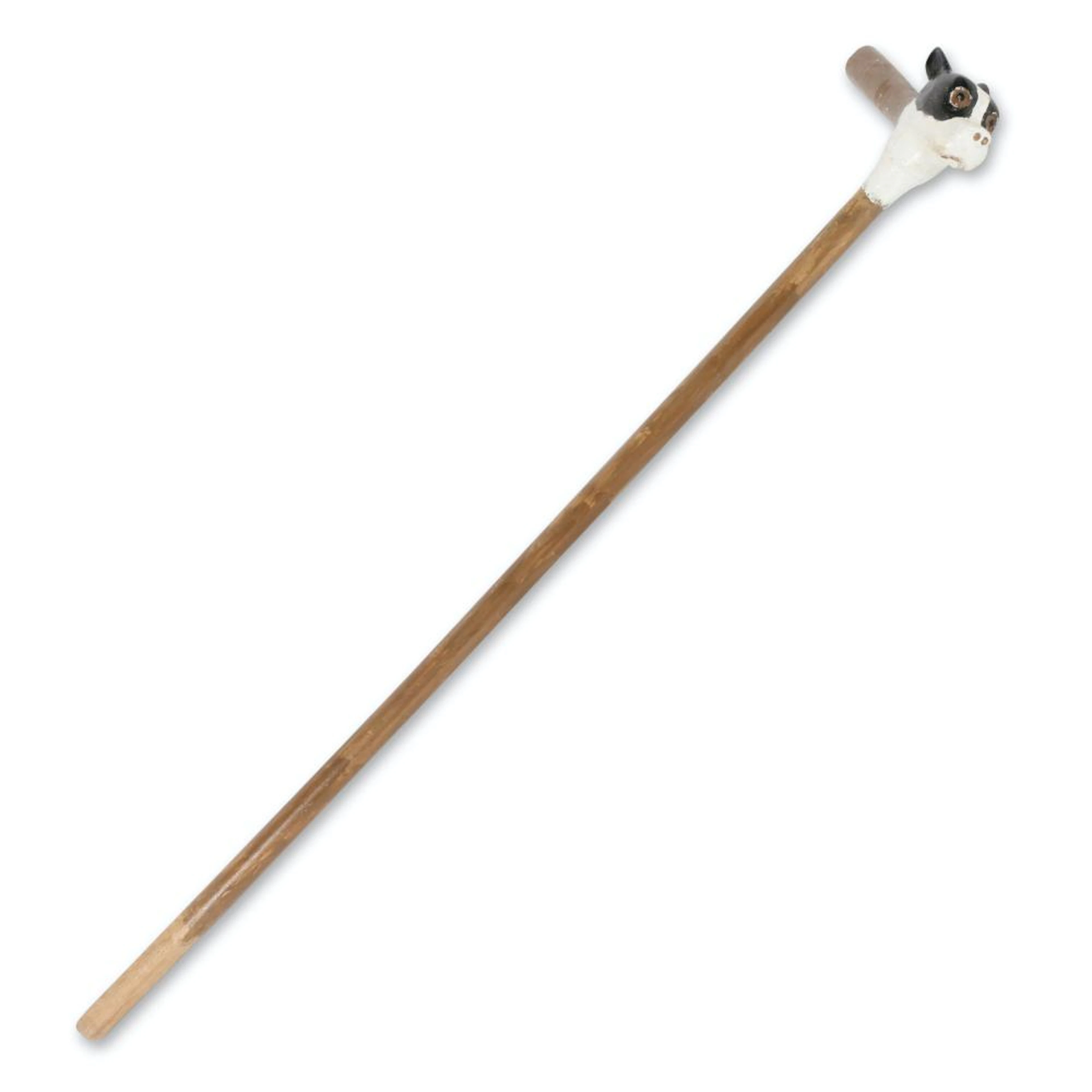 Boxer Carved Cane/Walking Stick by W. Richard