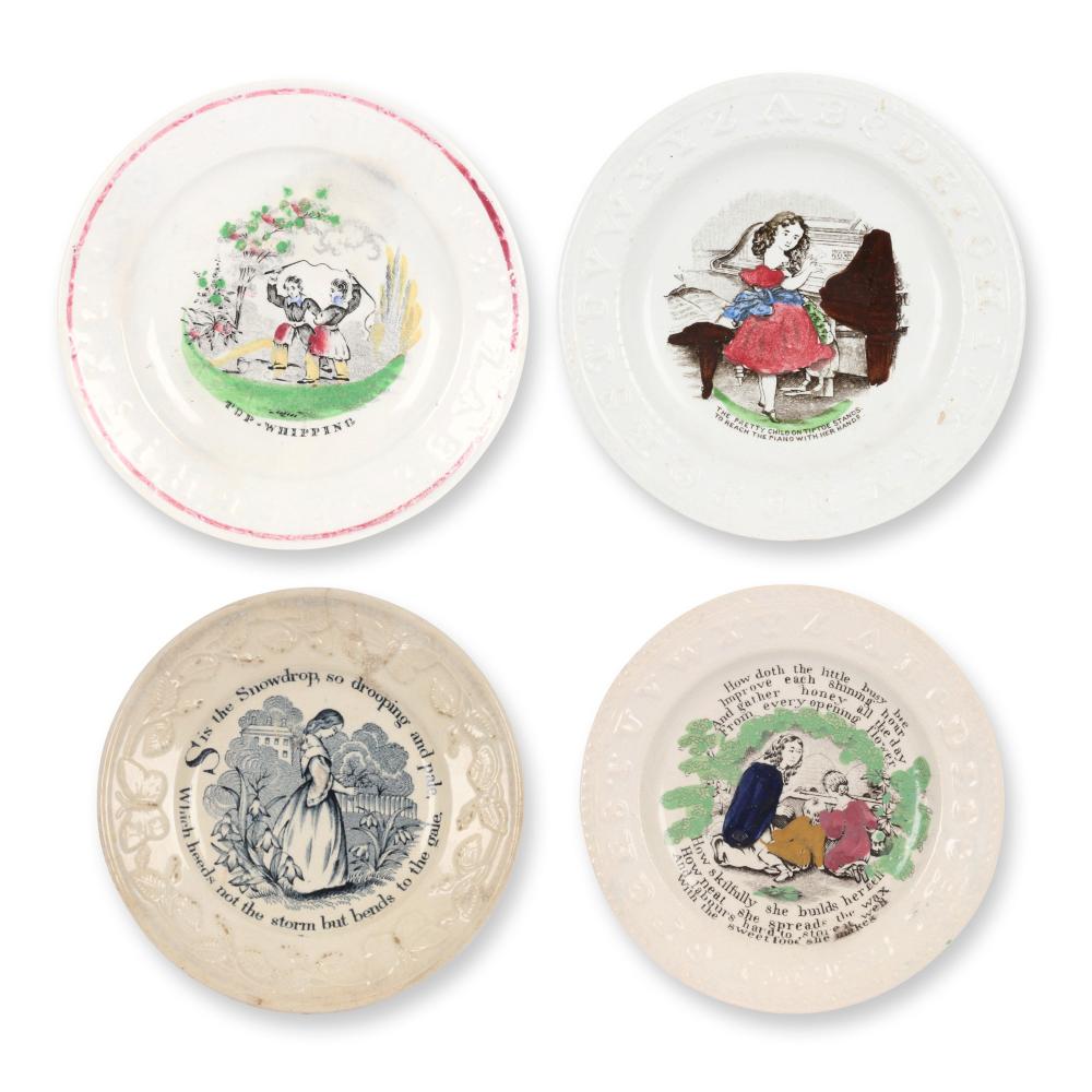 Staffordshire Children's ABC Plates