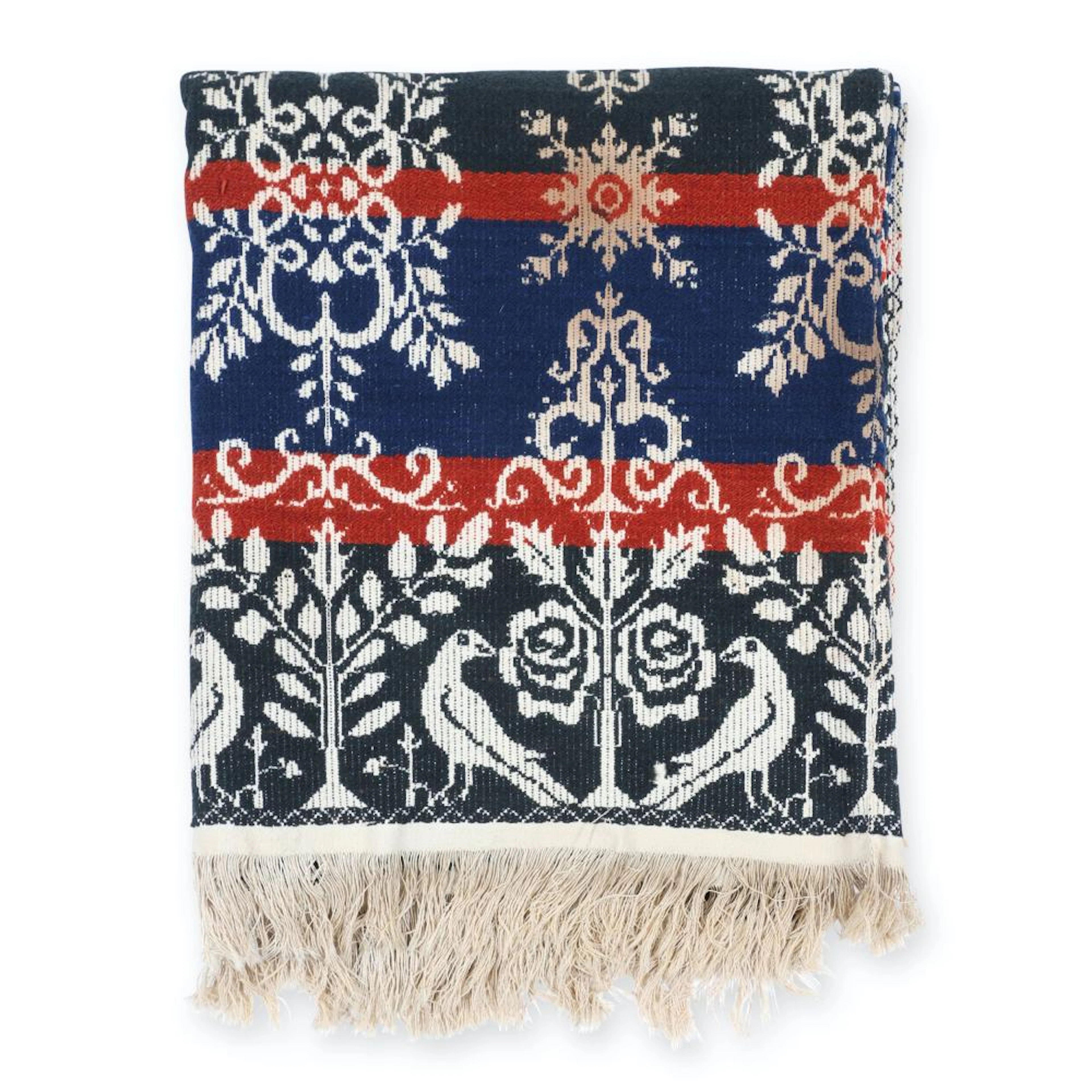 1854 Dated Jacquard Coverlet