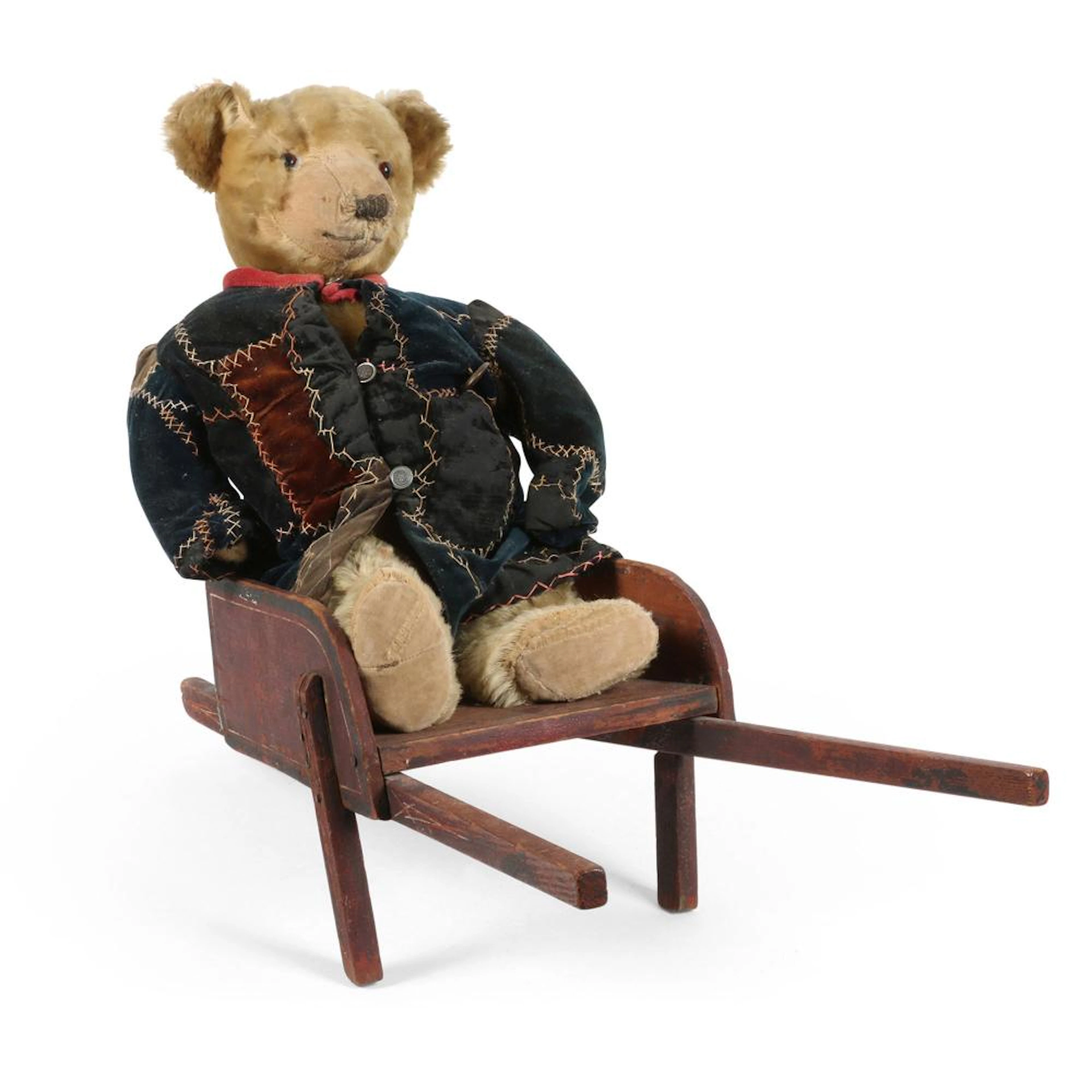 Teddy Bear in Wheel Barrow