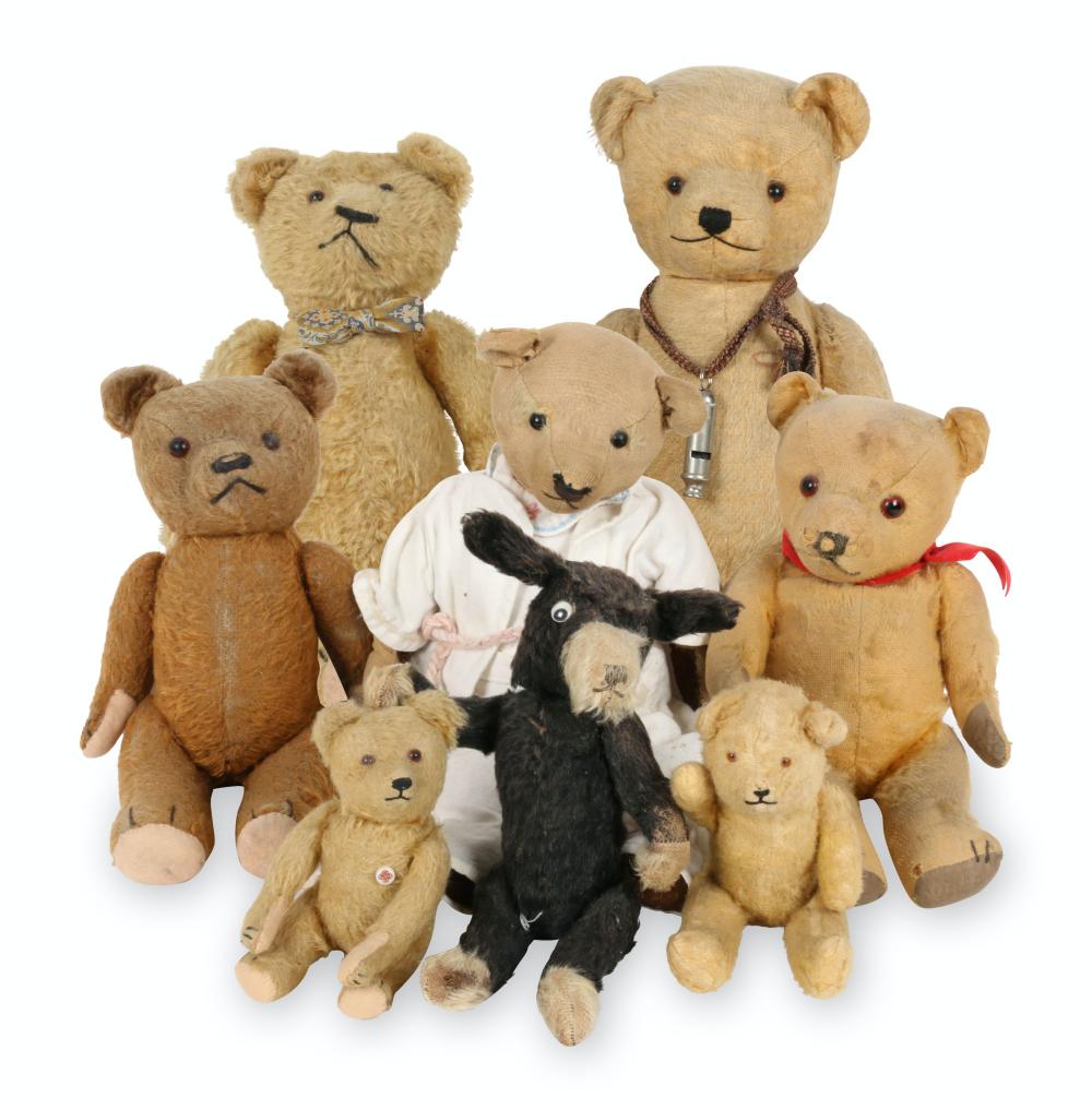 Early 20th-Century Stuffed Animals