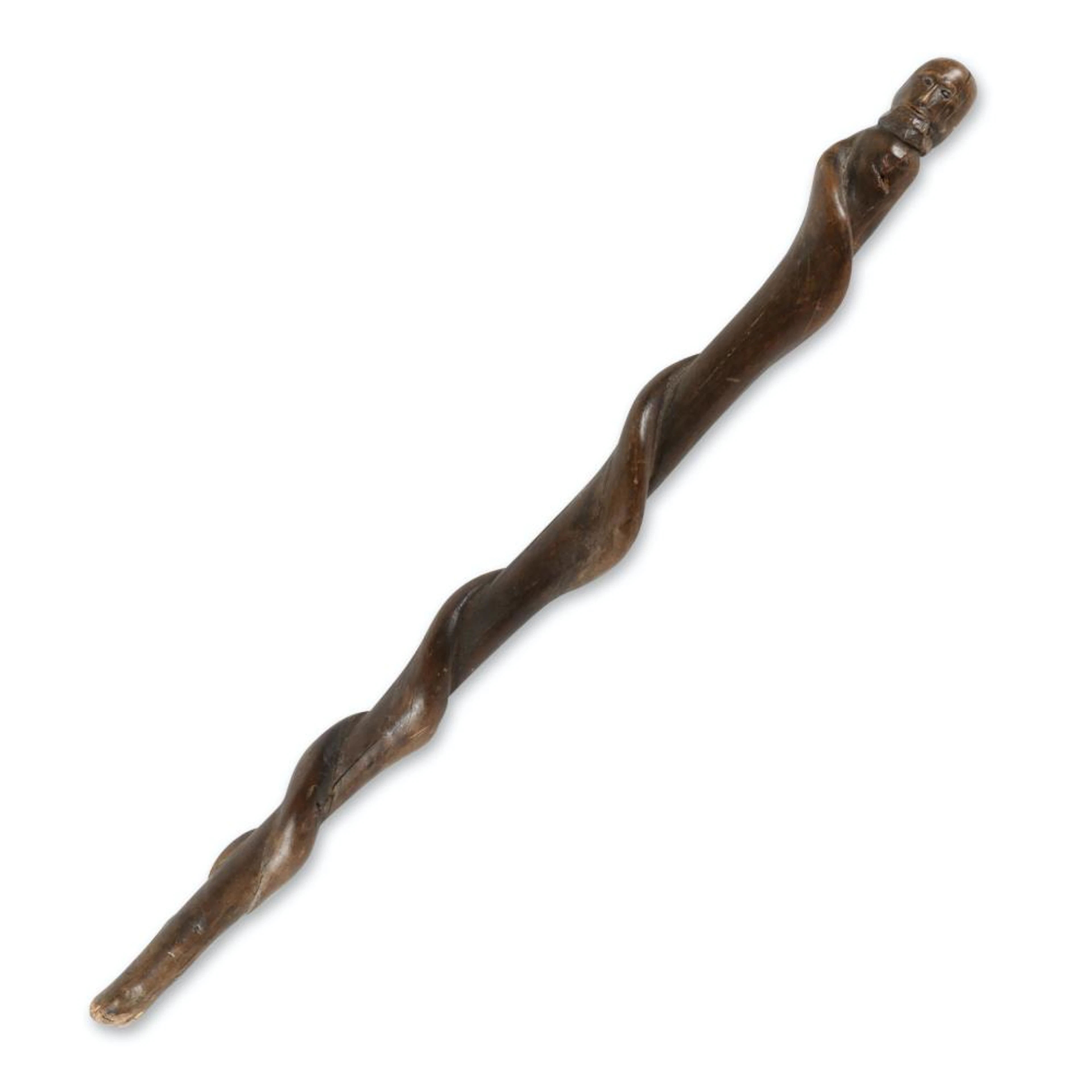 Abraham Lincoln Folk Art Cane