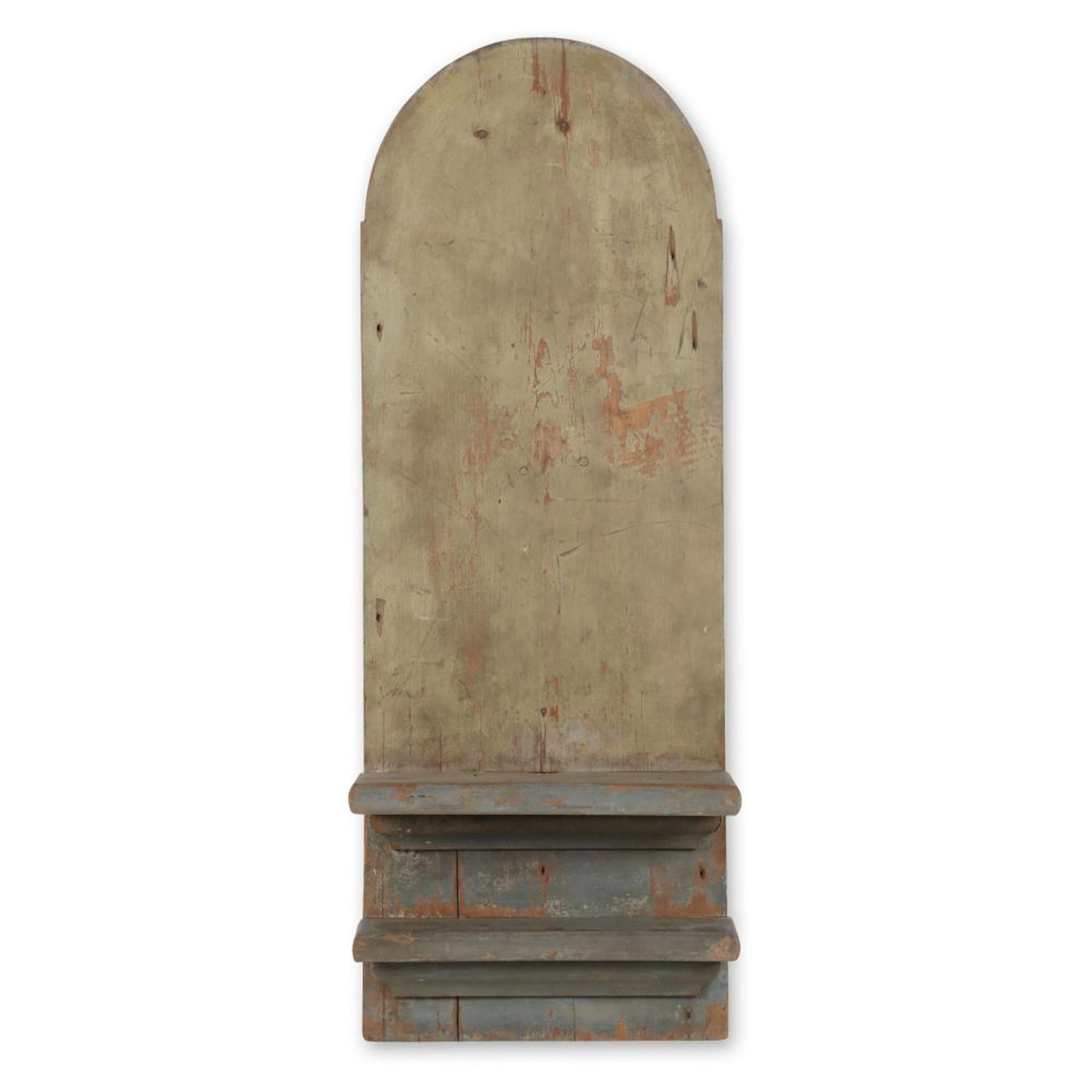 Waterloo County Painted Pine Clock Shelf