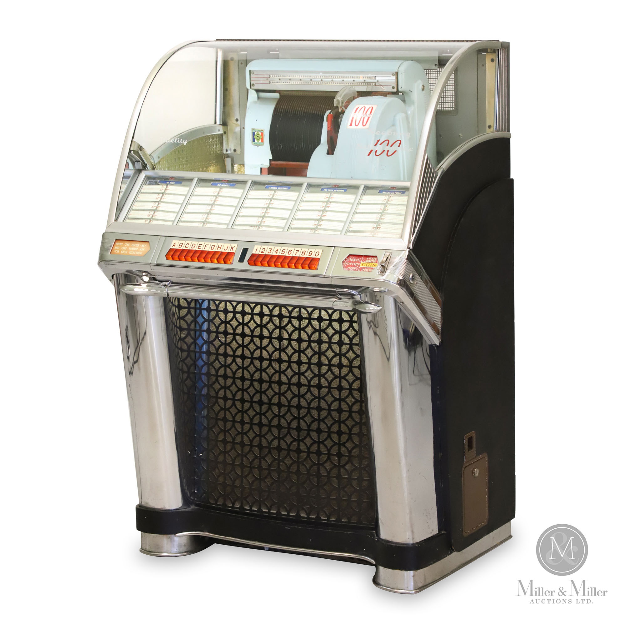 1954 Seeburg Select-o-Matic 100 G Jukebox | Barnebys