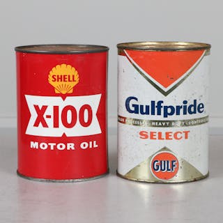 MOTOROLJA, Gulf & Shell, retroburkar, oöppnade