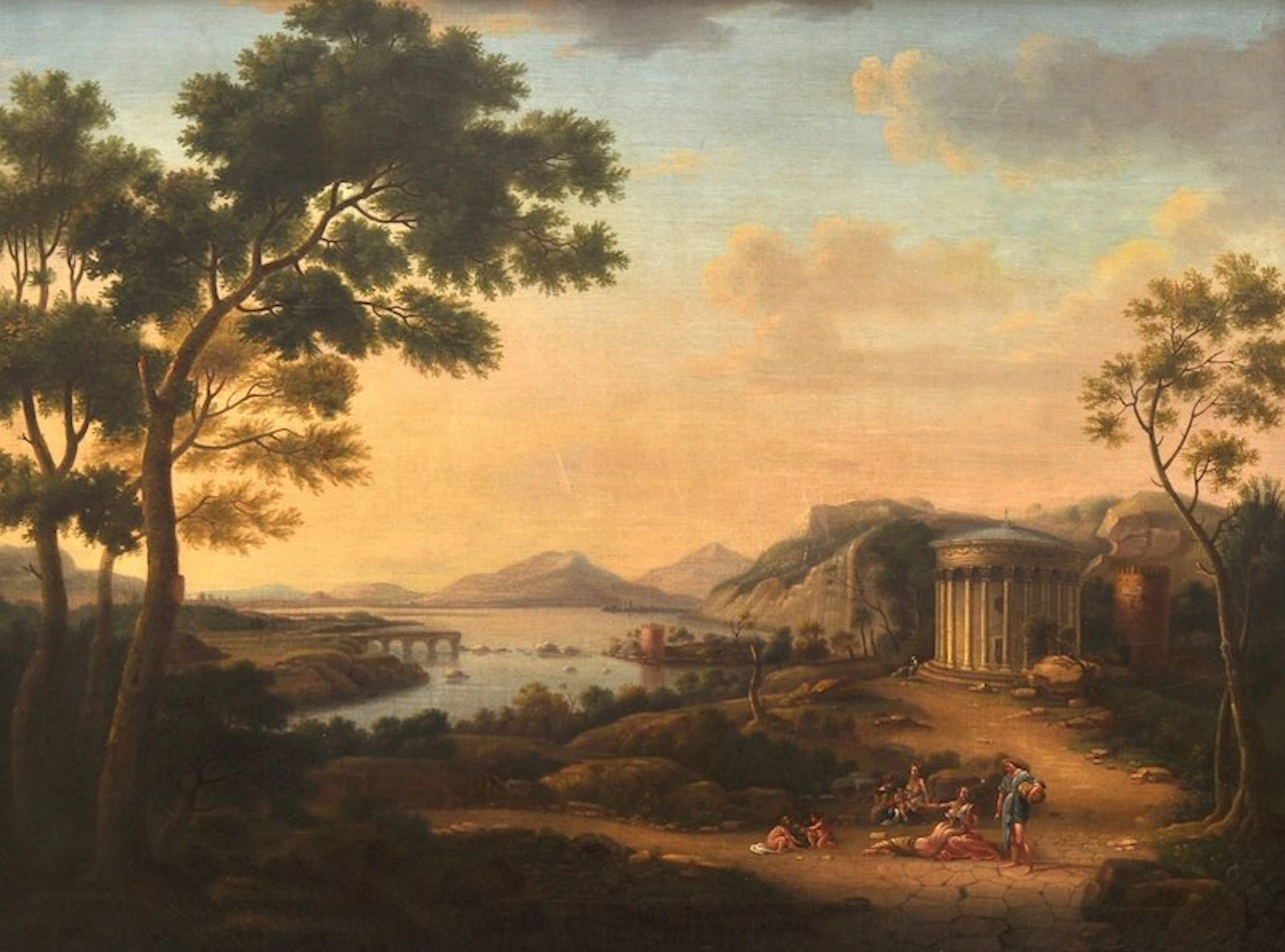 Manner of; Nicholas Poussin (15941665) French.  Figure