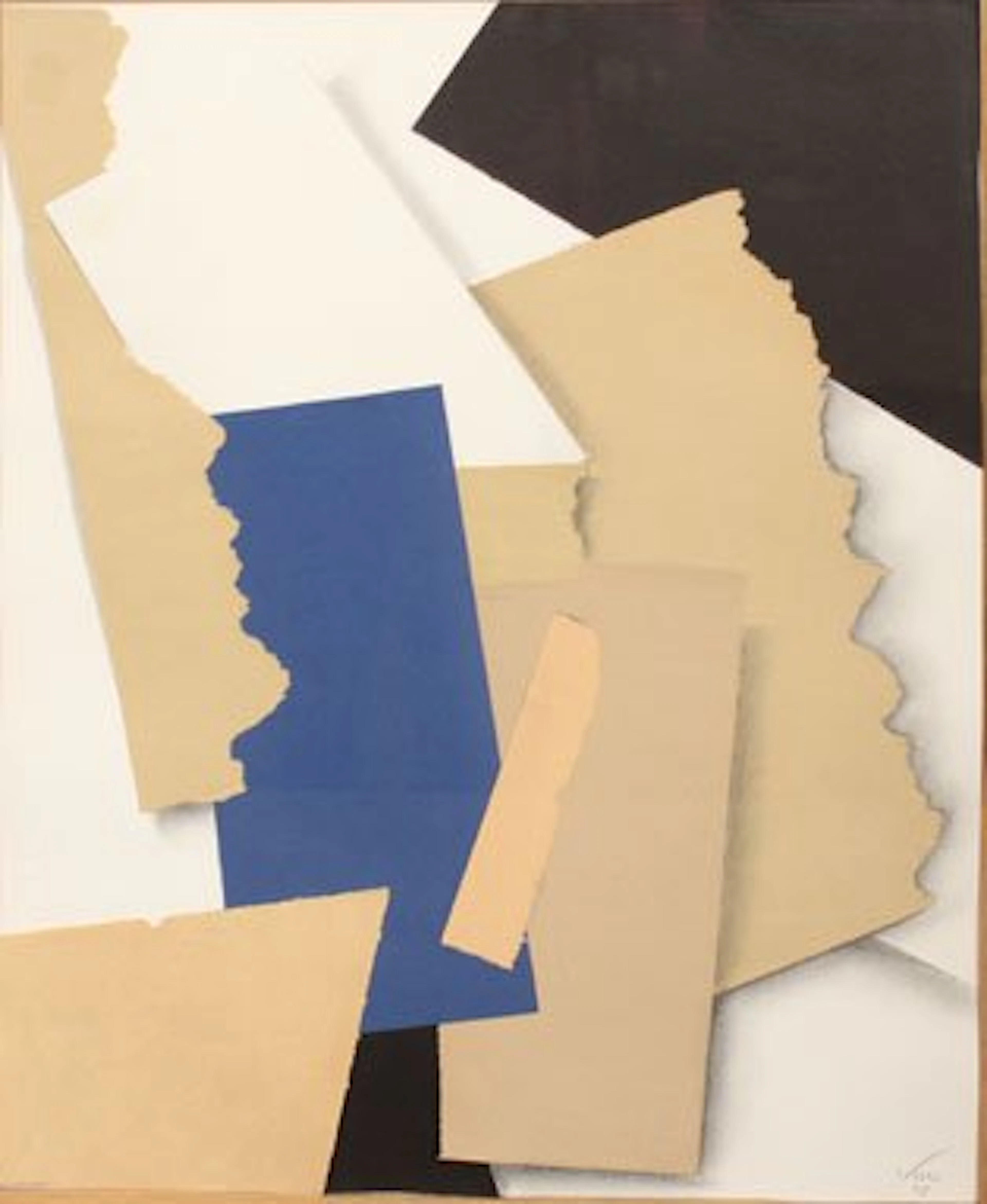 Sophia Vari (1940-   ) Greek. Composition, Collage