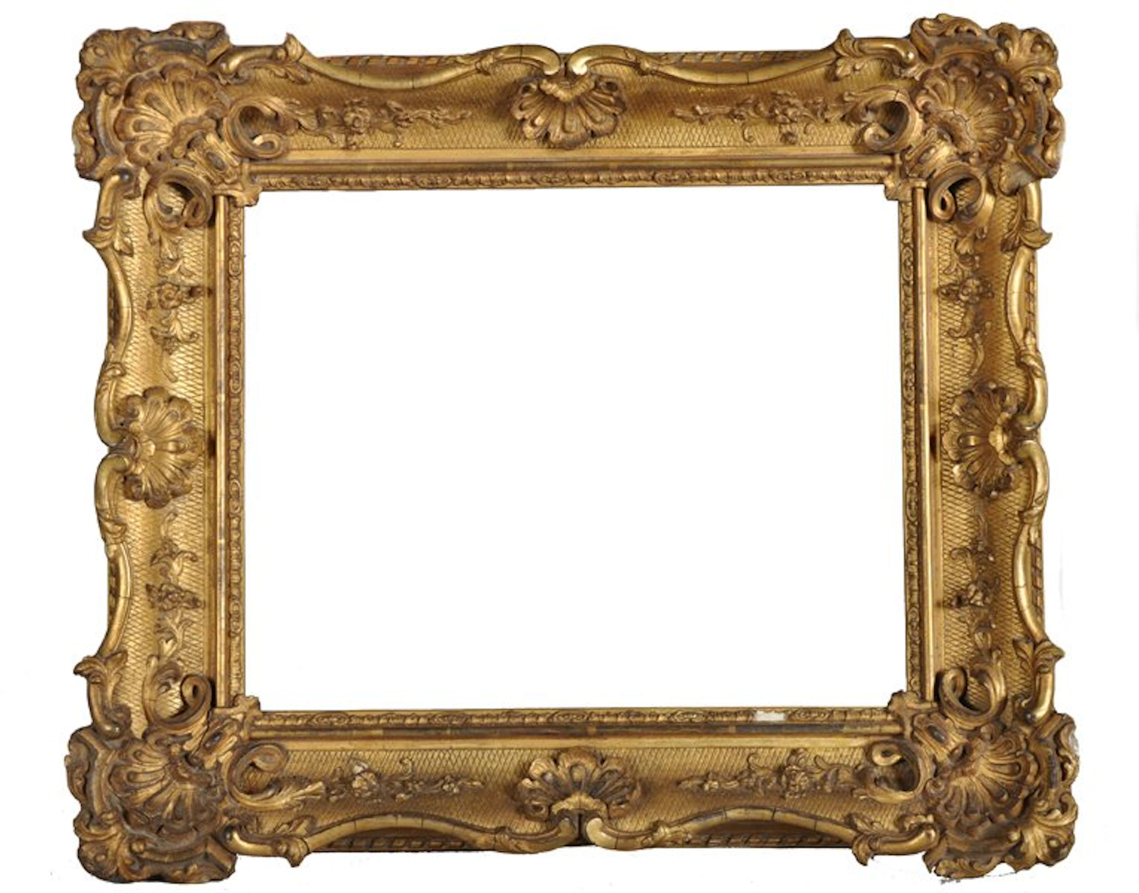 19th Century English School. A Gilt Composition Frame