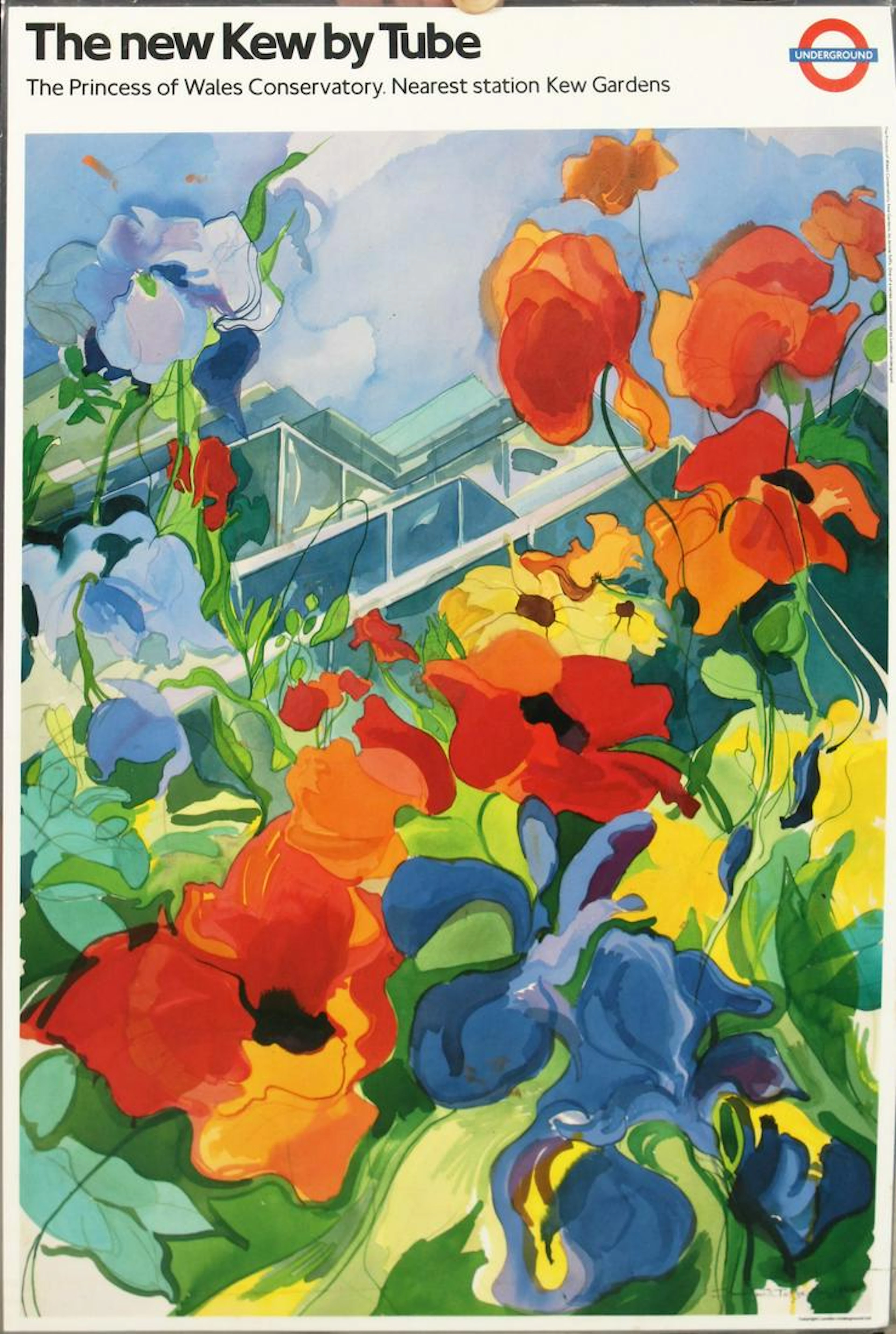 London Underground Posters. Three Laminated Posters