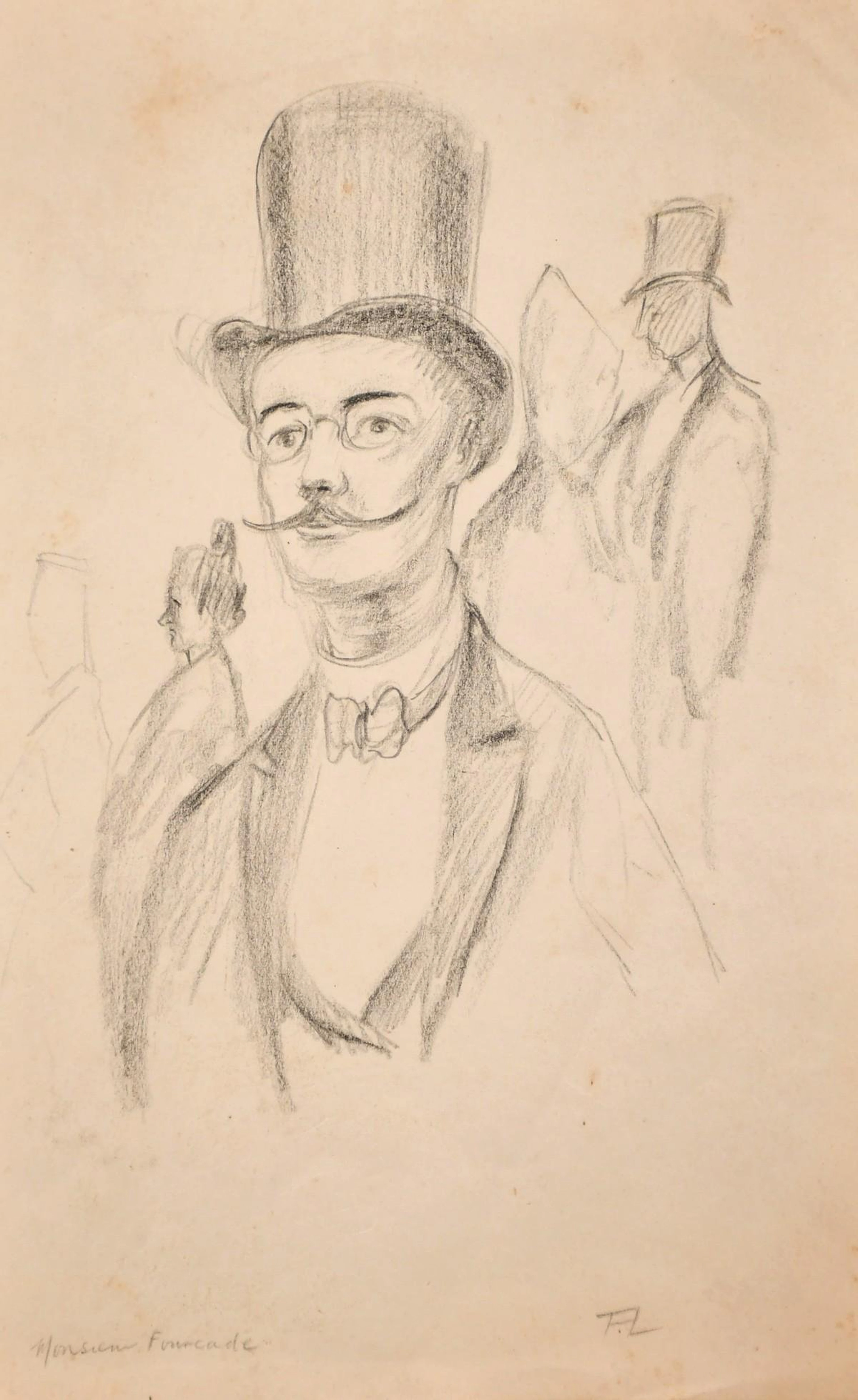 After Toulouse-Lautrec (1864-1901) French, a drawing of