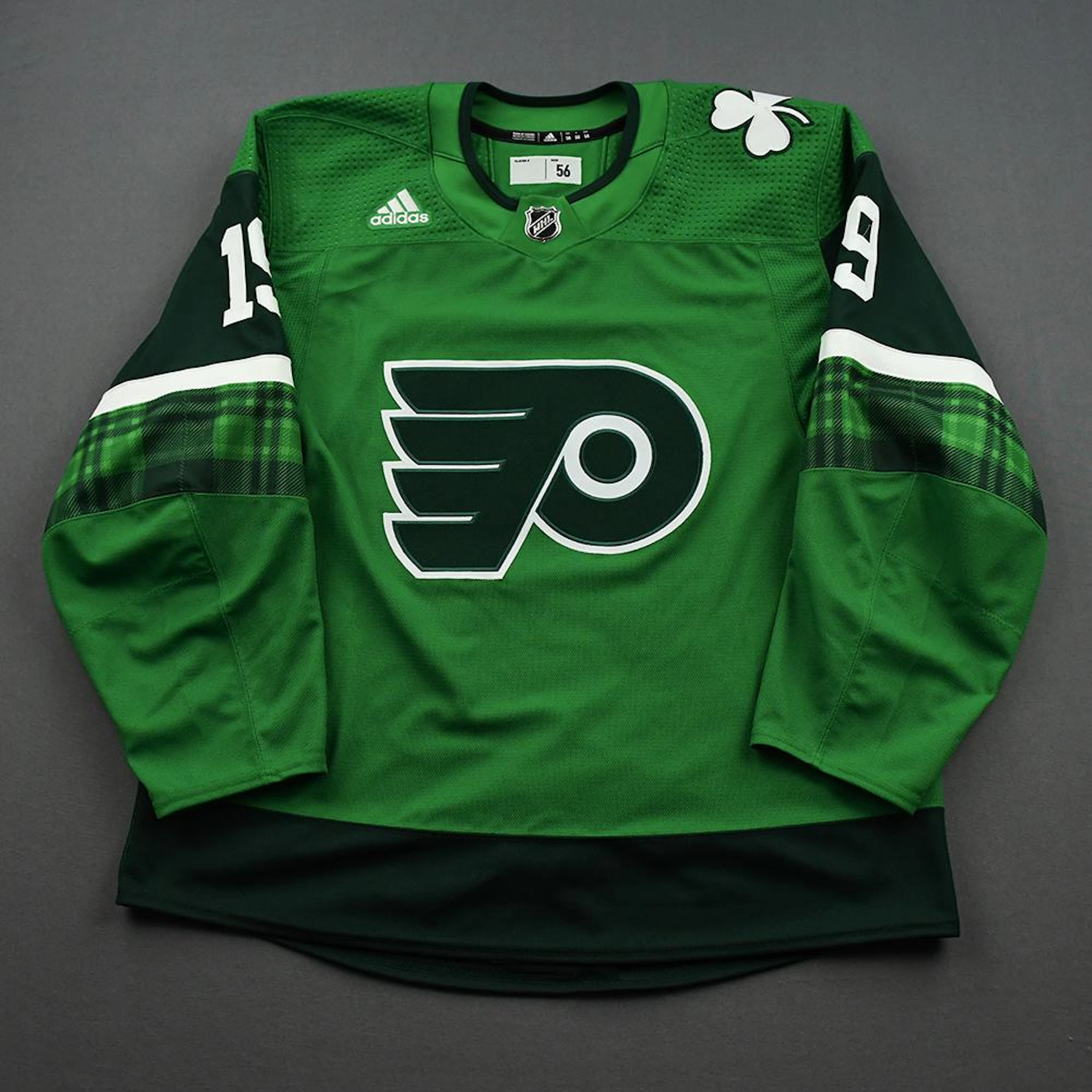 Nolan Patrick - St. Patrick's Day Warm-Up Worn Autographed Jersey