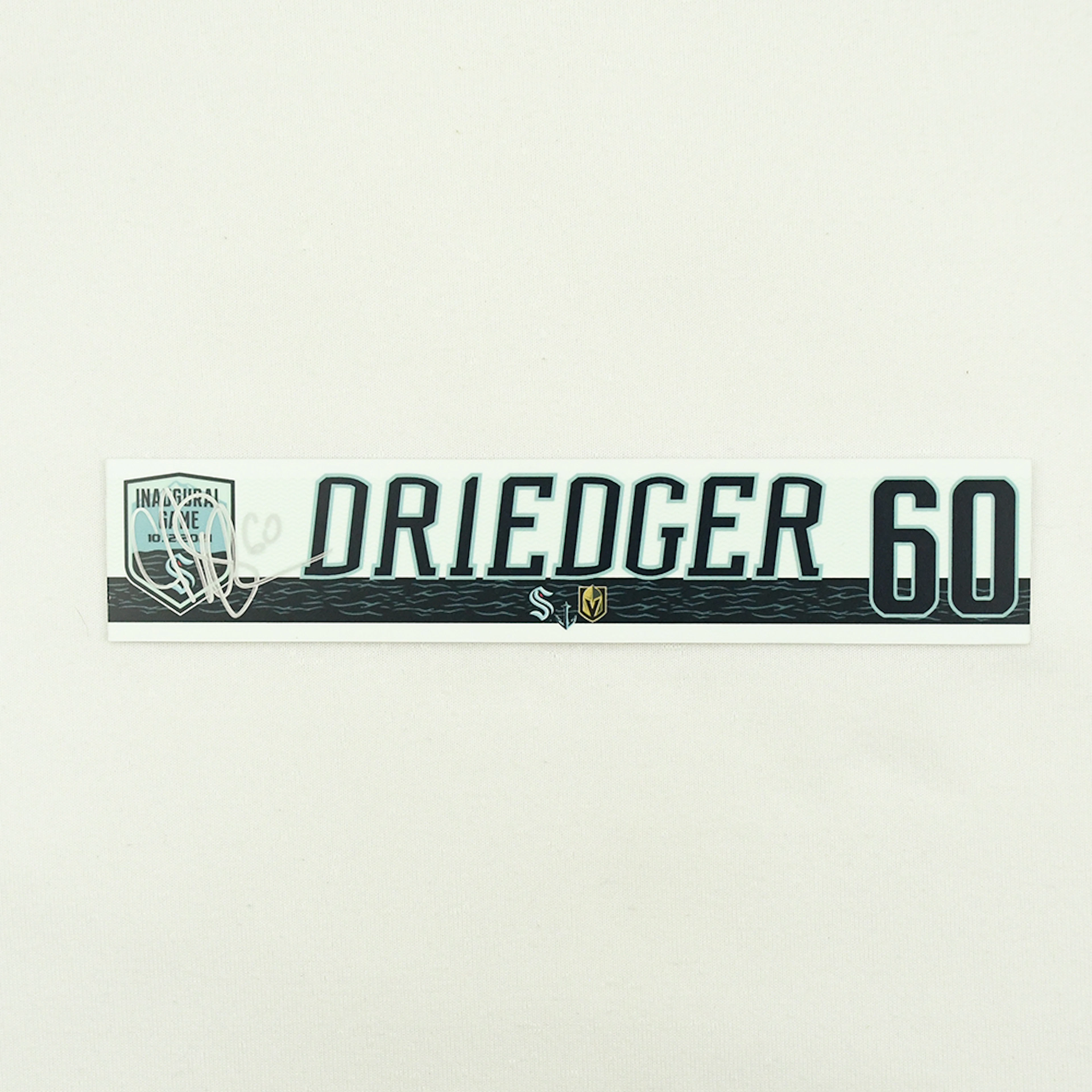 Chris Driedger - Seattle Kraken - Inaugural Game...