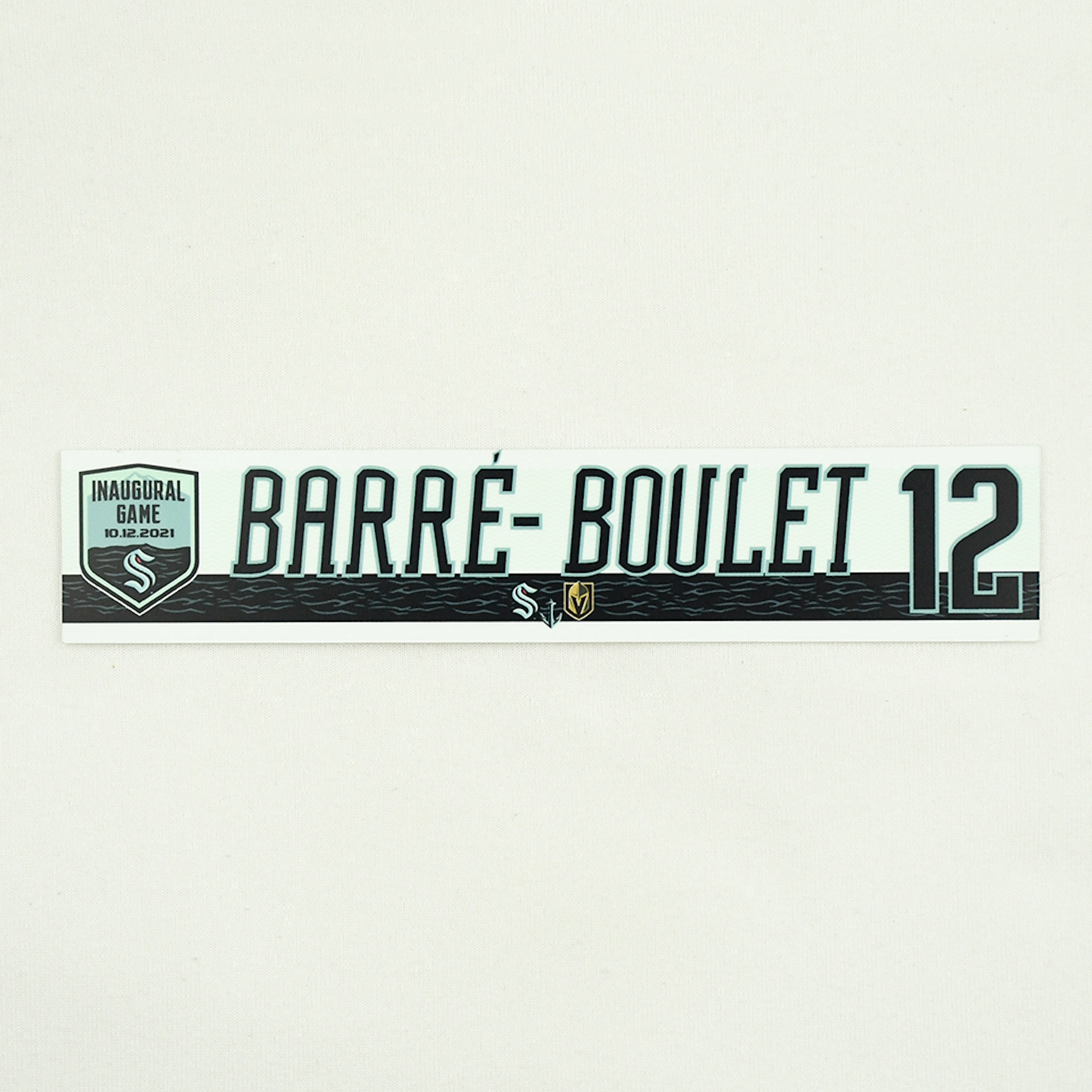 Alex Barre-Boulet - Seattle Kraken - Inaugural Game...