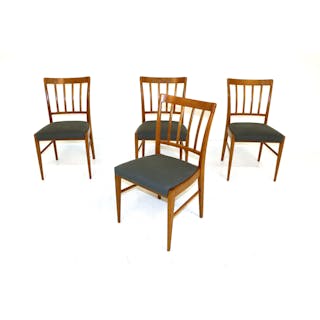 4 Chairs 1950s Swe. Oak