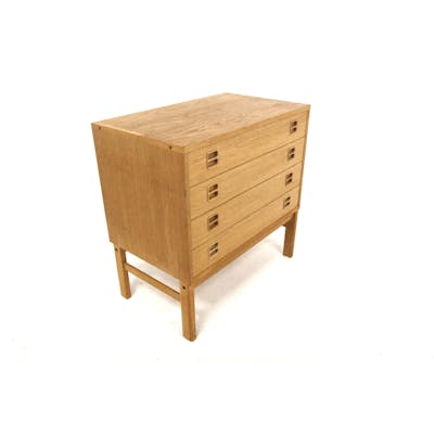 Chest of drawers 1960s Swe. Oak