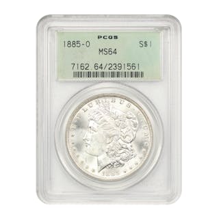 1885-O $1 PCGS MS64 (OGH)